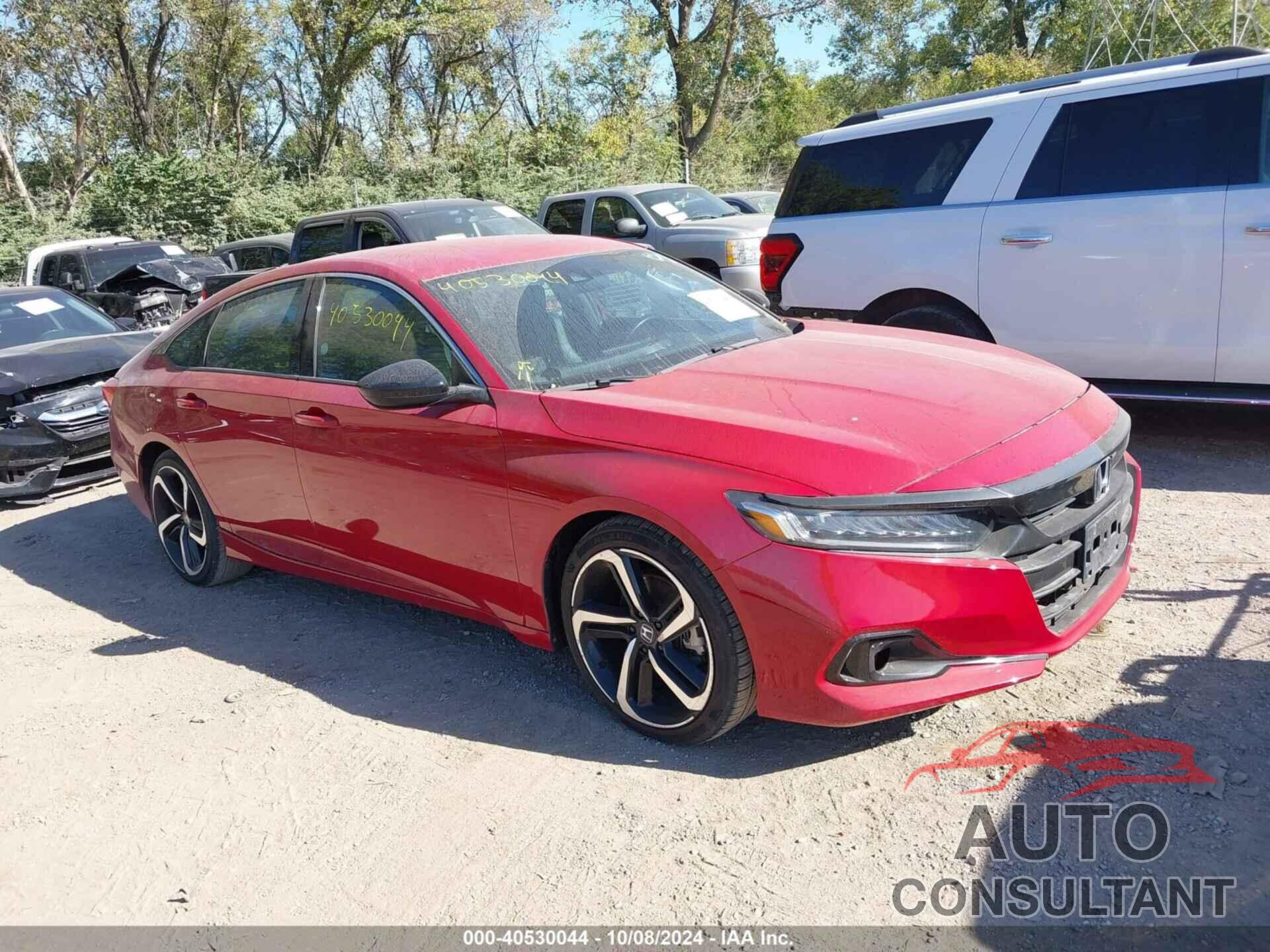HONDA ACCORD 2021 - 1HGCV1F30MA045365