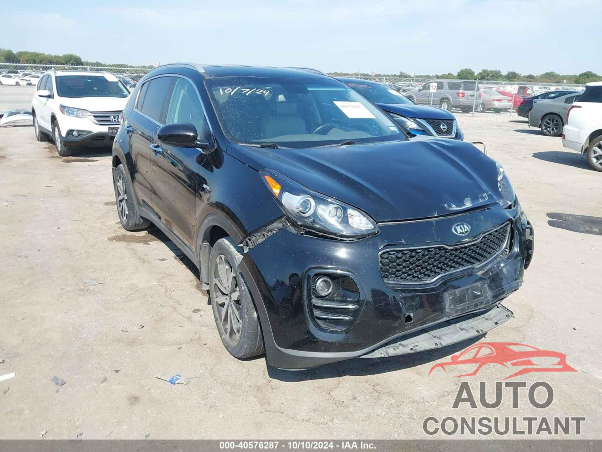 KIA SPORTAGE 2017 - KNDPNCAC8H7291649