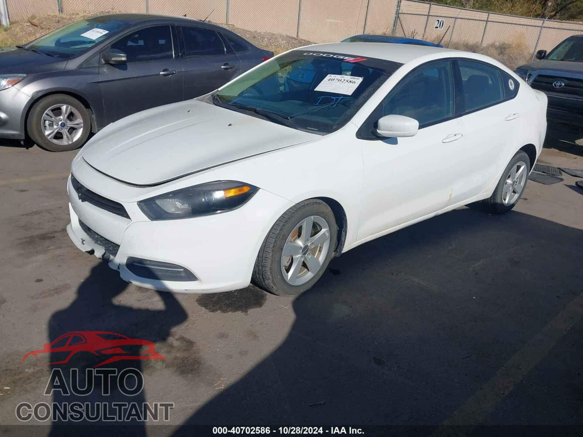 DODGE DART 2015 - 1C3CDFBB2FD265298