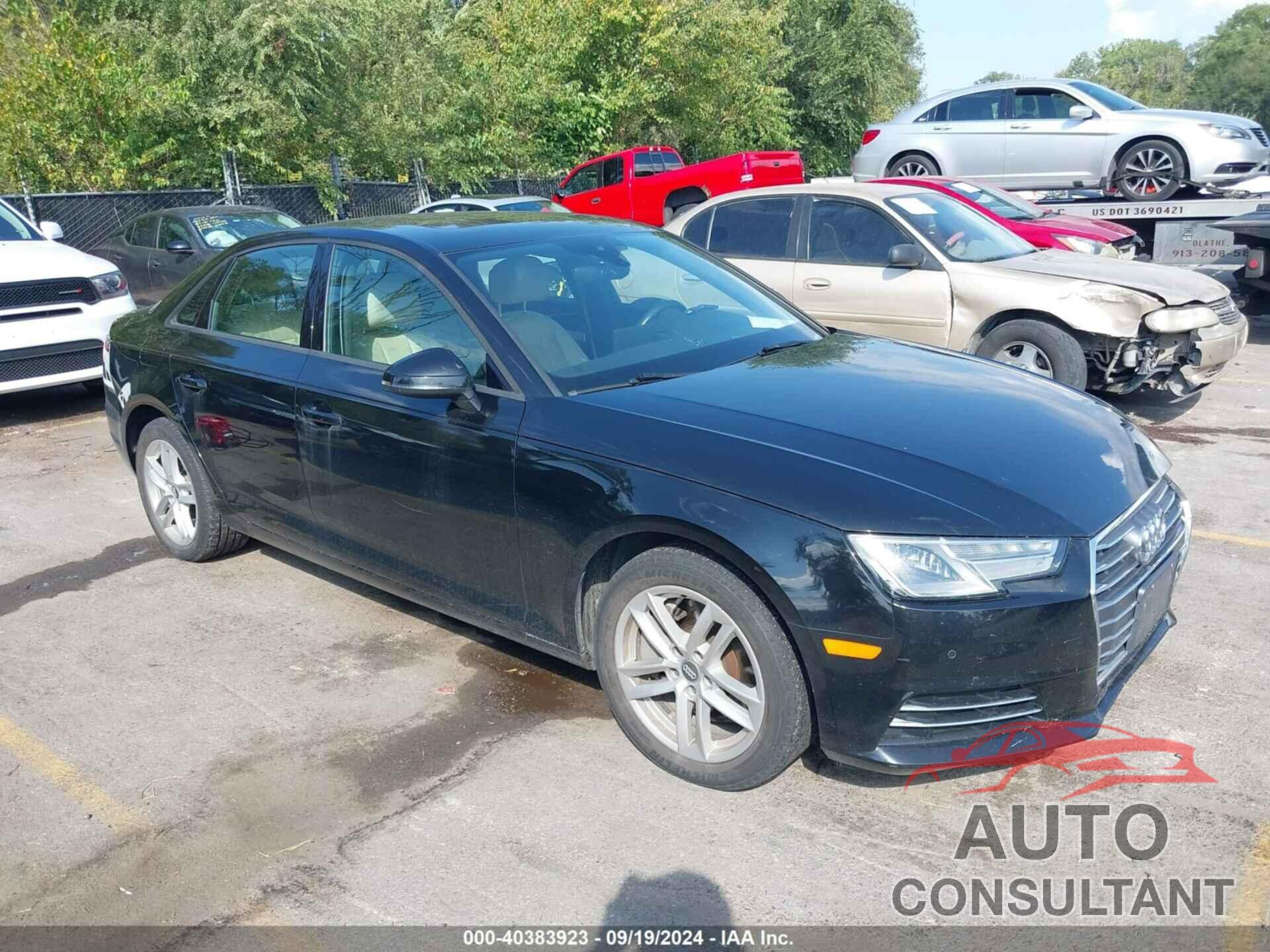 AUDI A4 2017 - WAUGNAF45HN014181