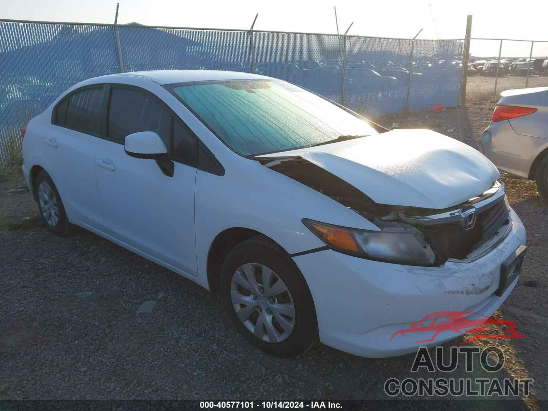 HONDA CIVIC 2012 - 19XFB2F55CE301765