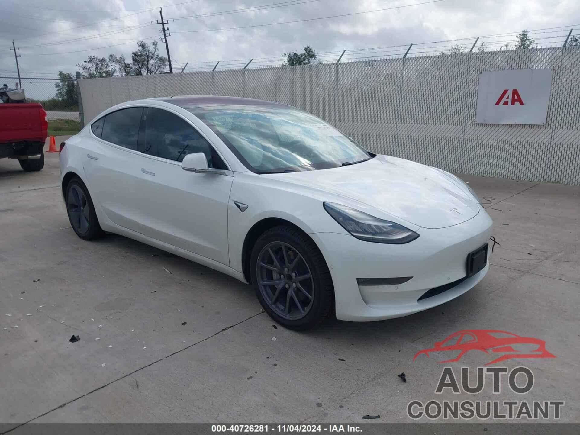 TESLA MODEL 3 2019 - 5YJ3E1EA6KF324483