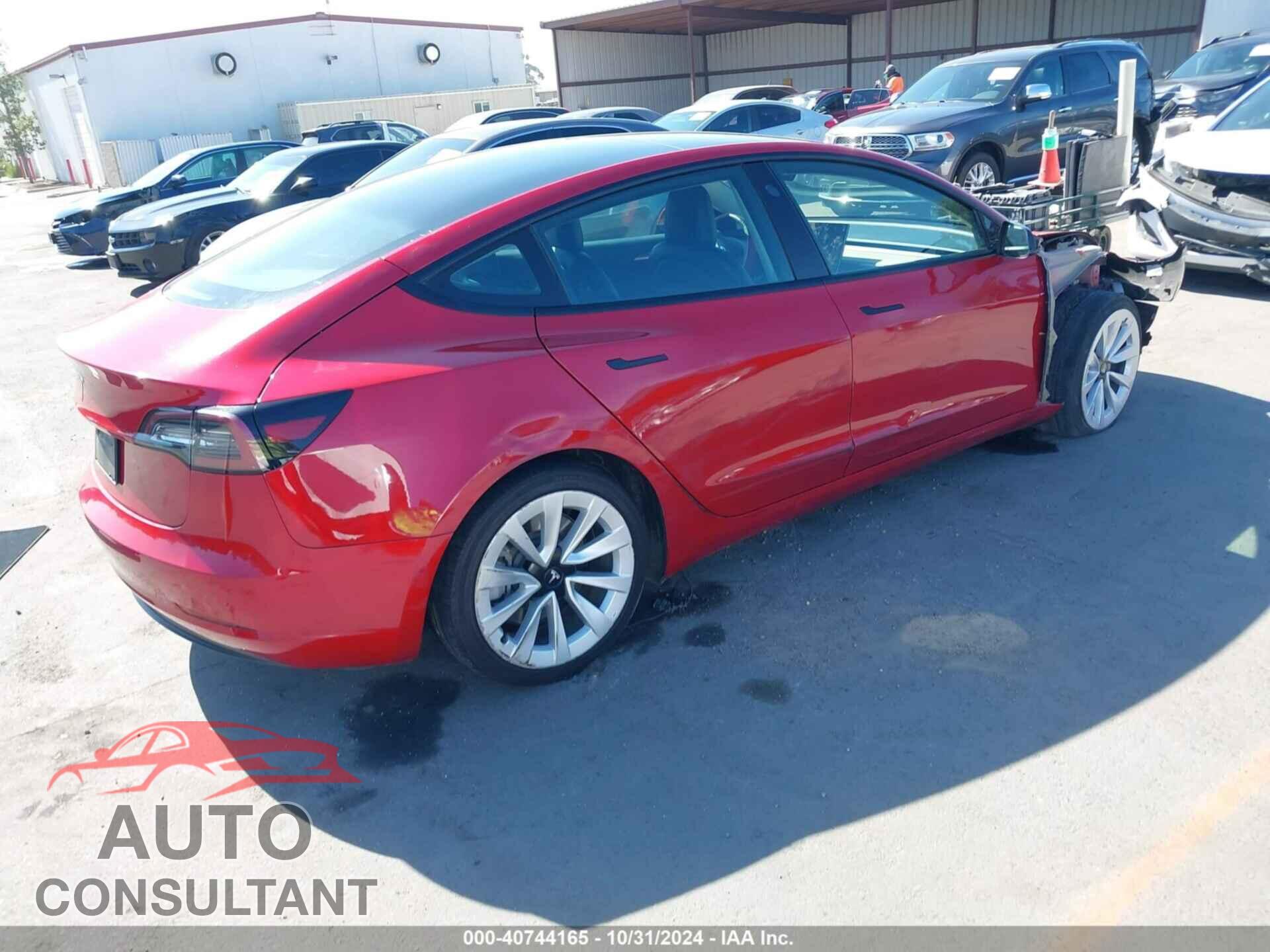 TESLA MODEL 3 2022 - 5YJ3E1EA2NF190141