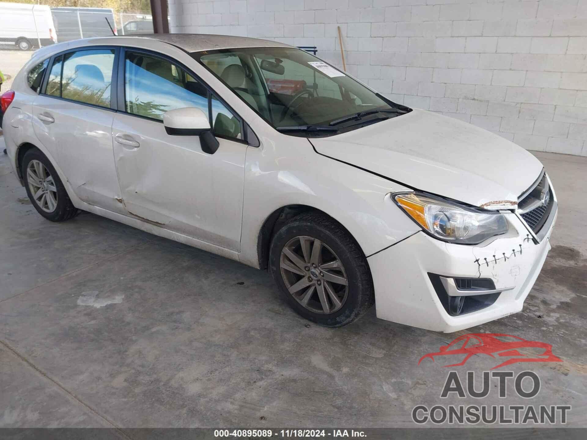 SUBARU IMPREZA 2015 - JF1GPAC6XFH264620