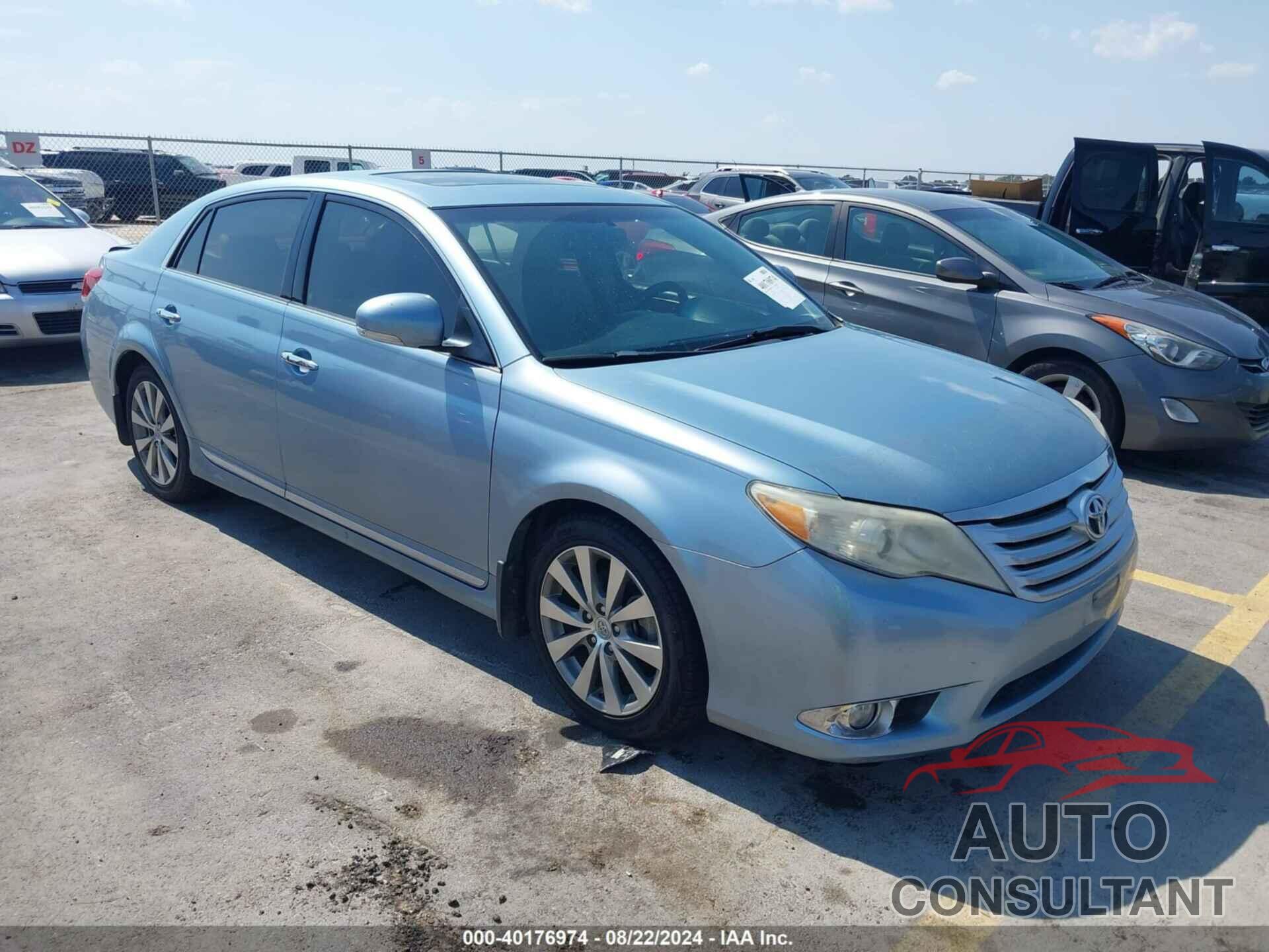TOYOTA AVALON 2011 - 4T1BK3DB8BU403327