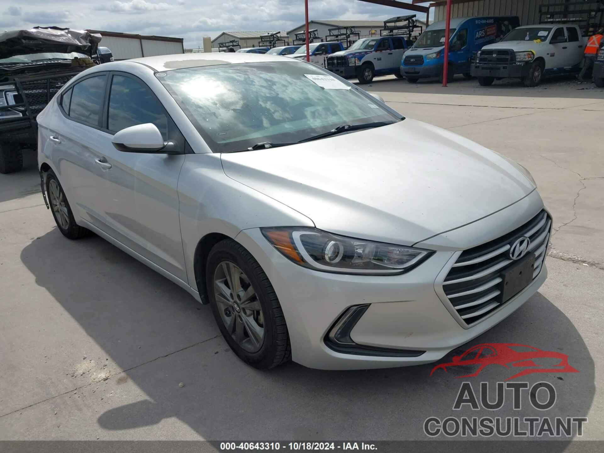 HYUNDAI ELANTRA 2017 - 5NPD84LF7HH045288