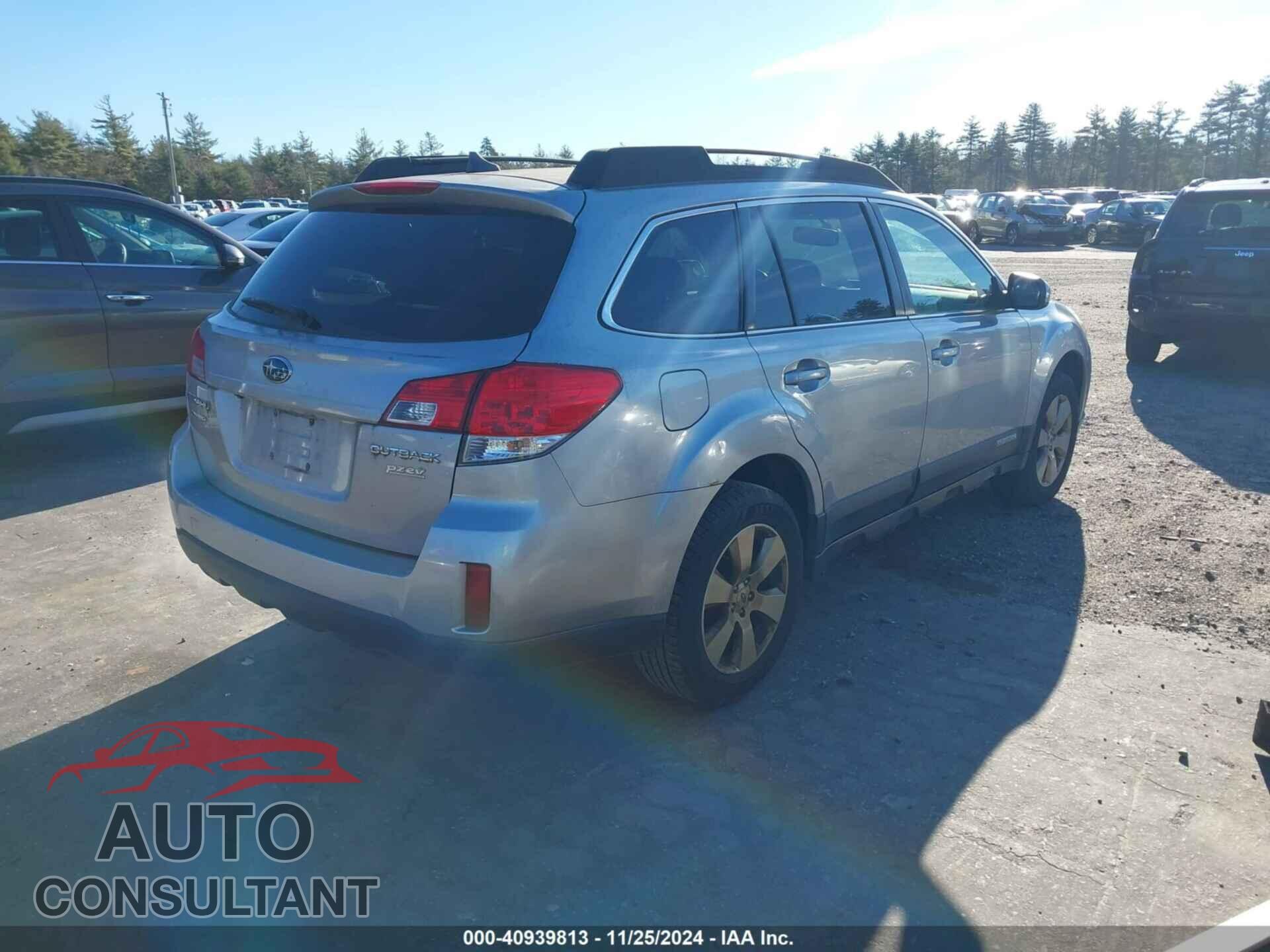 SUBARU OUTBACK 2012 - 4S4BRBLC4C3268581