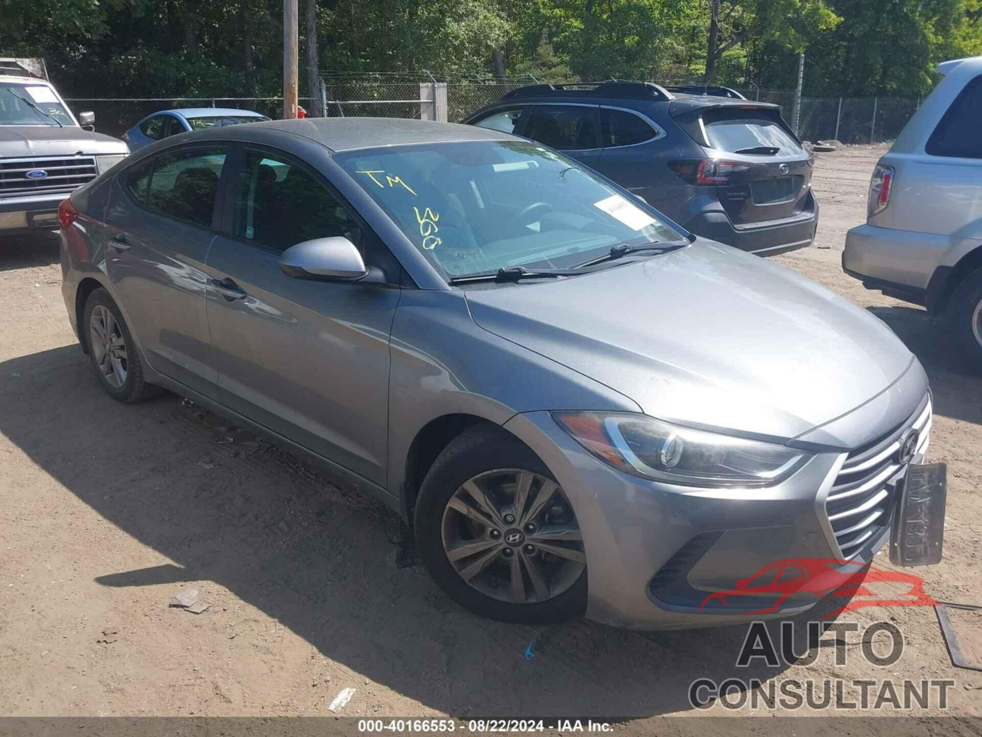 HYUNDAI ELANTRA 2018 - KMHD84LF3JU477979