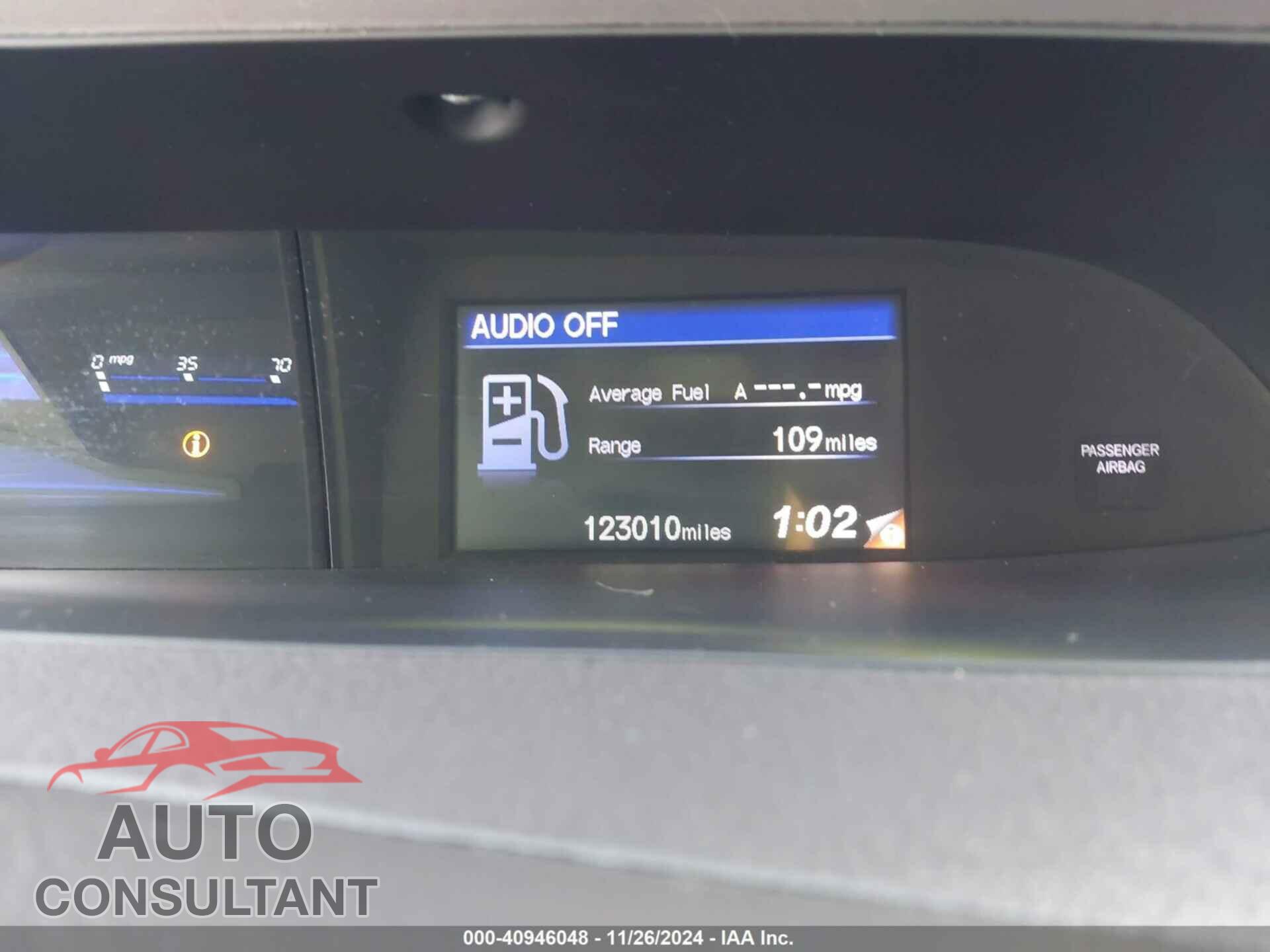 HONDA CIVIC 2012 - 19XFB2F59CE088917