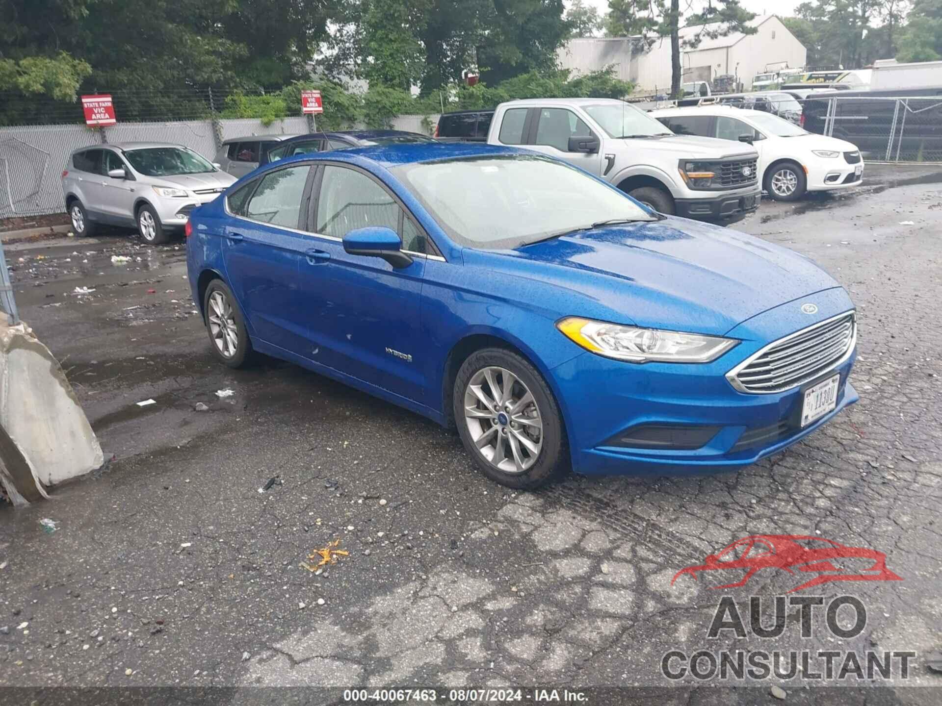 FORD FUSION HYBRID 2017 - 3FA6P0UU5HR330740