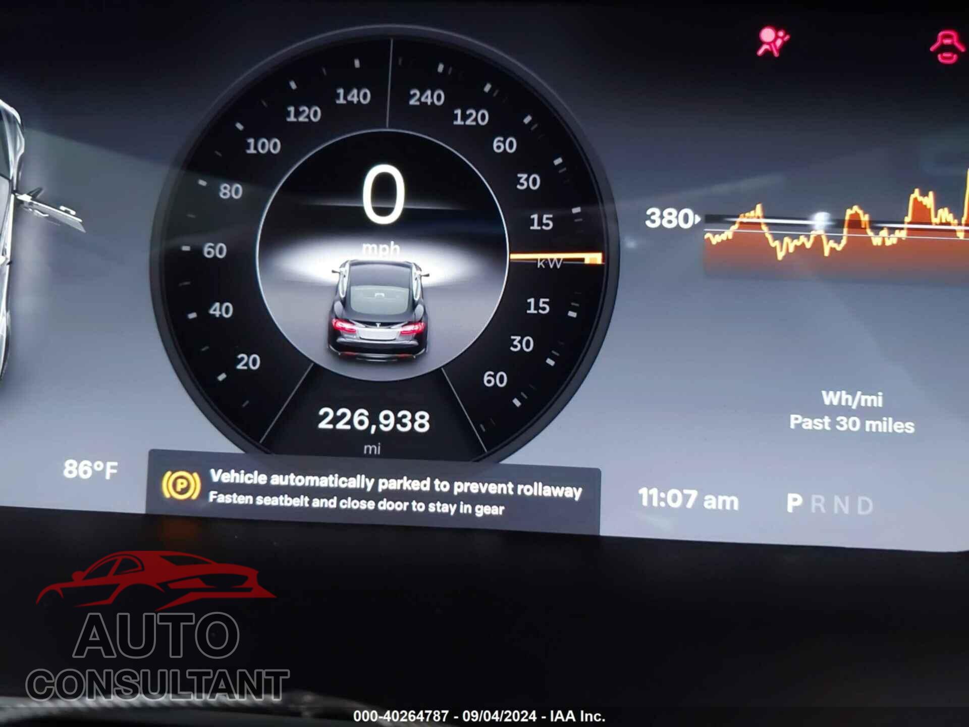 TESLA MODEL S 2014 - 5YJSA1S10EFP42991