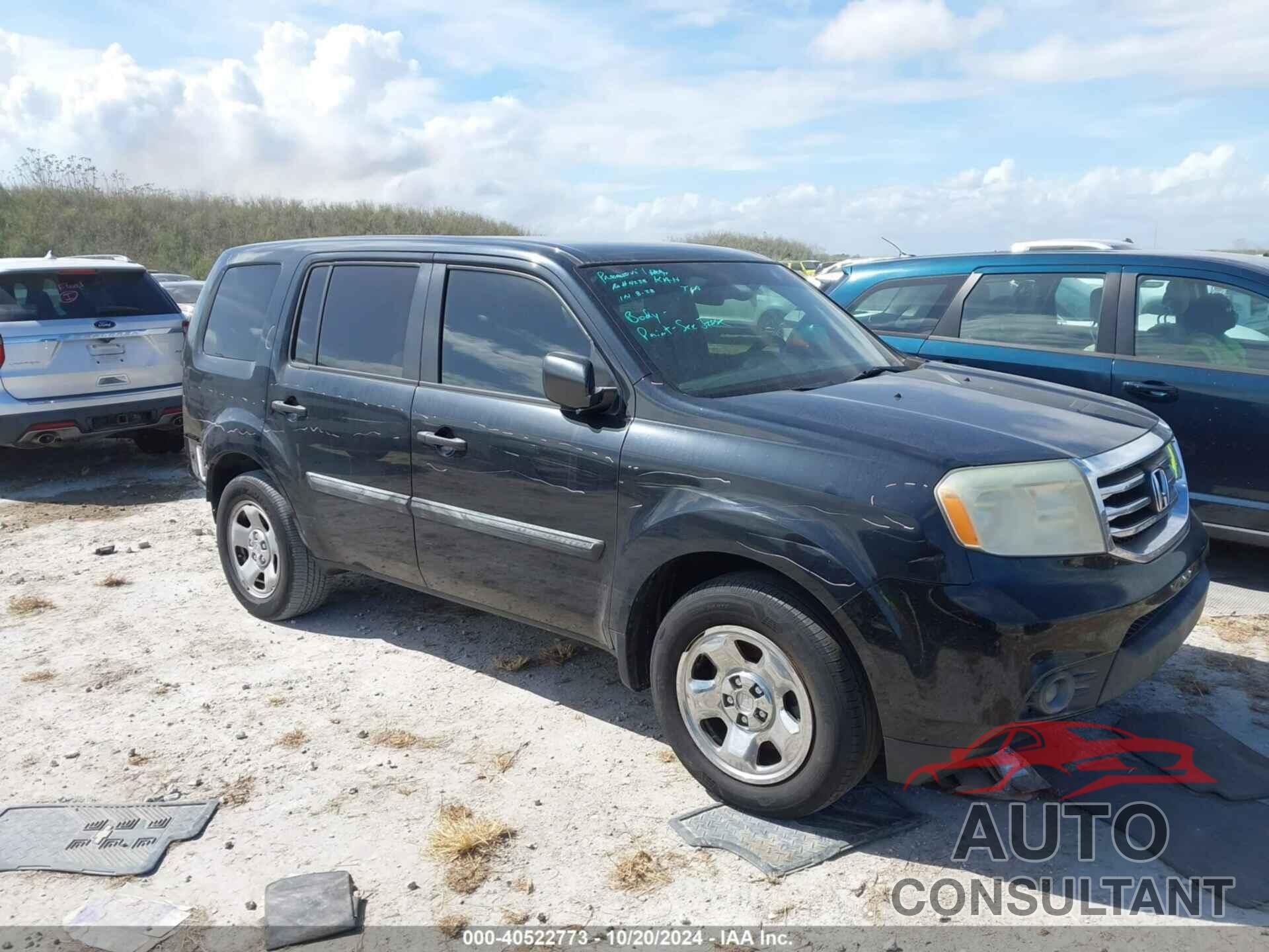 HONDA PILOT 2015 - 5FNYF3H24FB015457