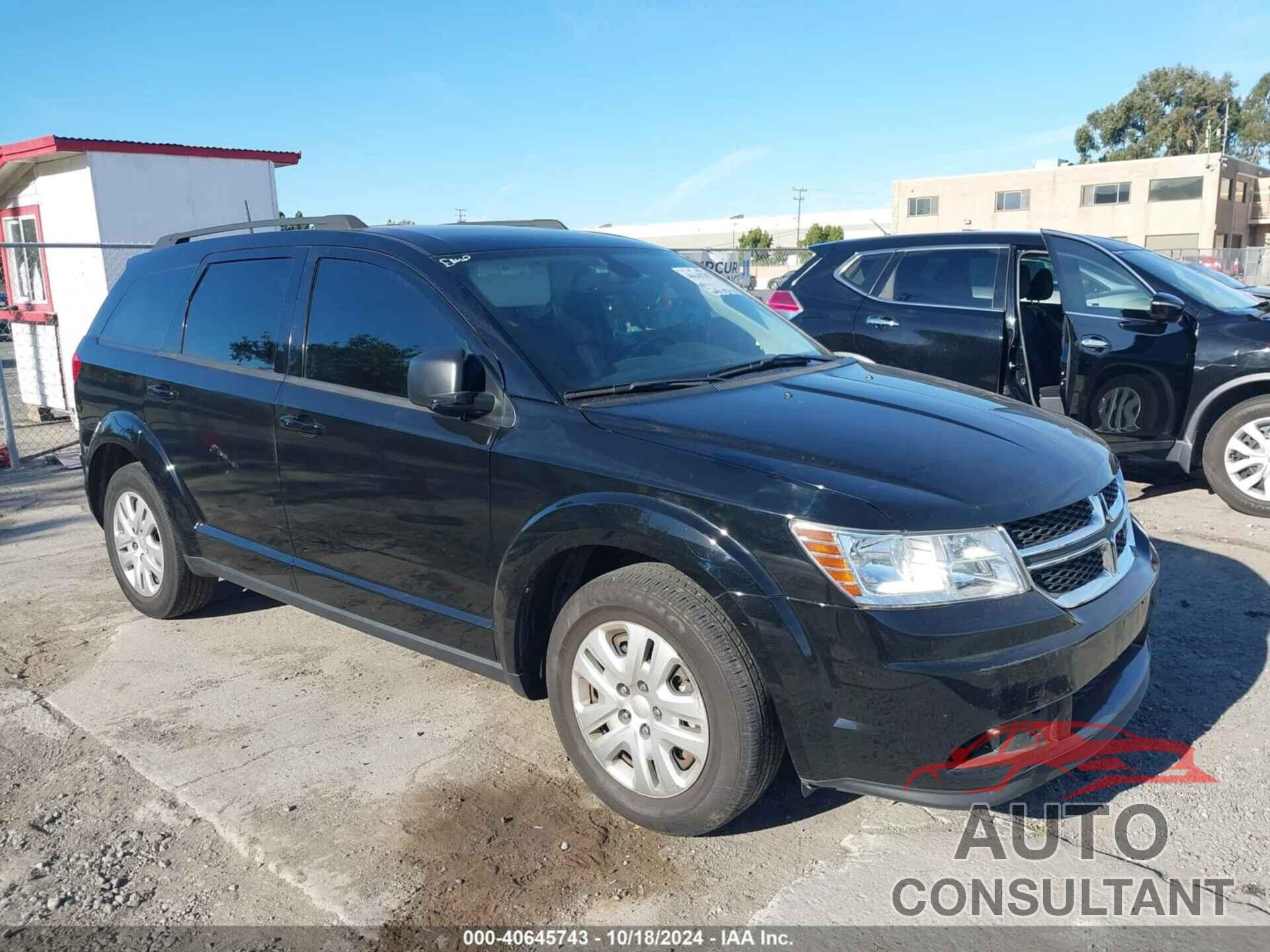 DODGE JOURNEY 2019 - 3C4PDCAB7KT853537