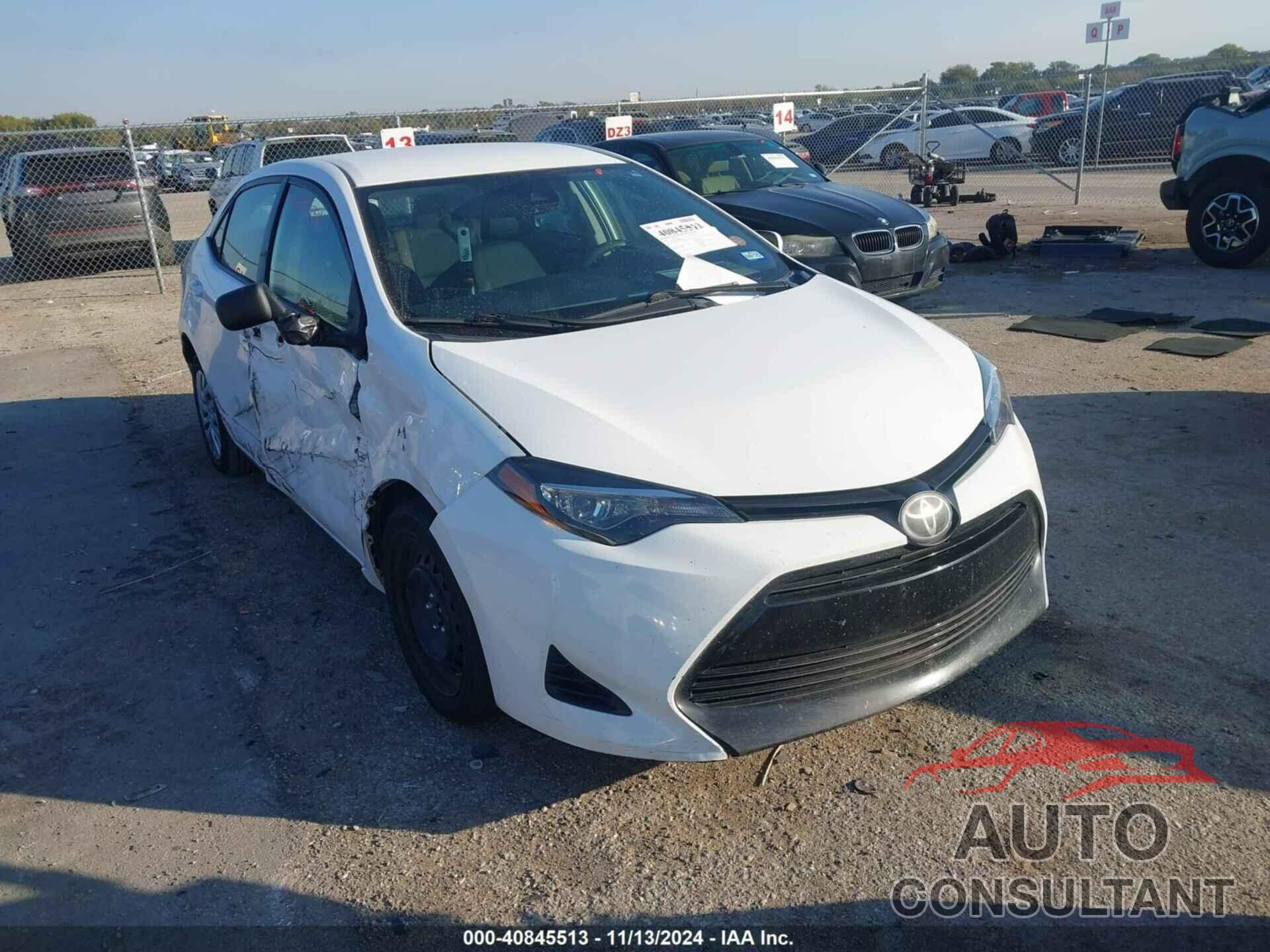 TOYOTA COROLLA 2019 - 5YFBURHE6KP889039