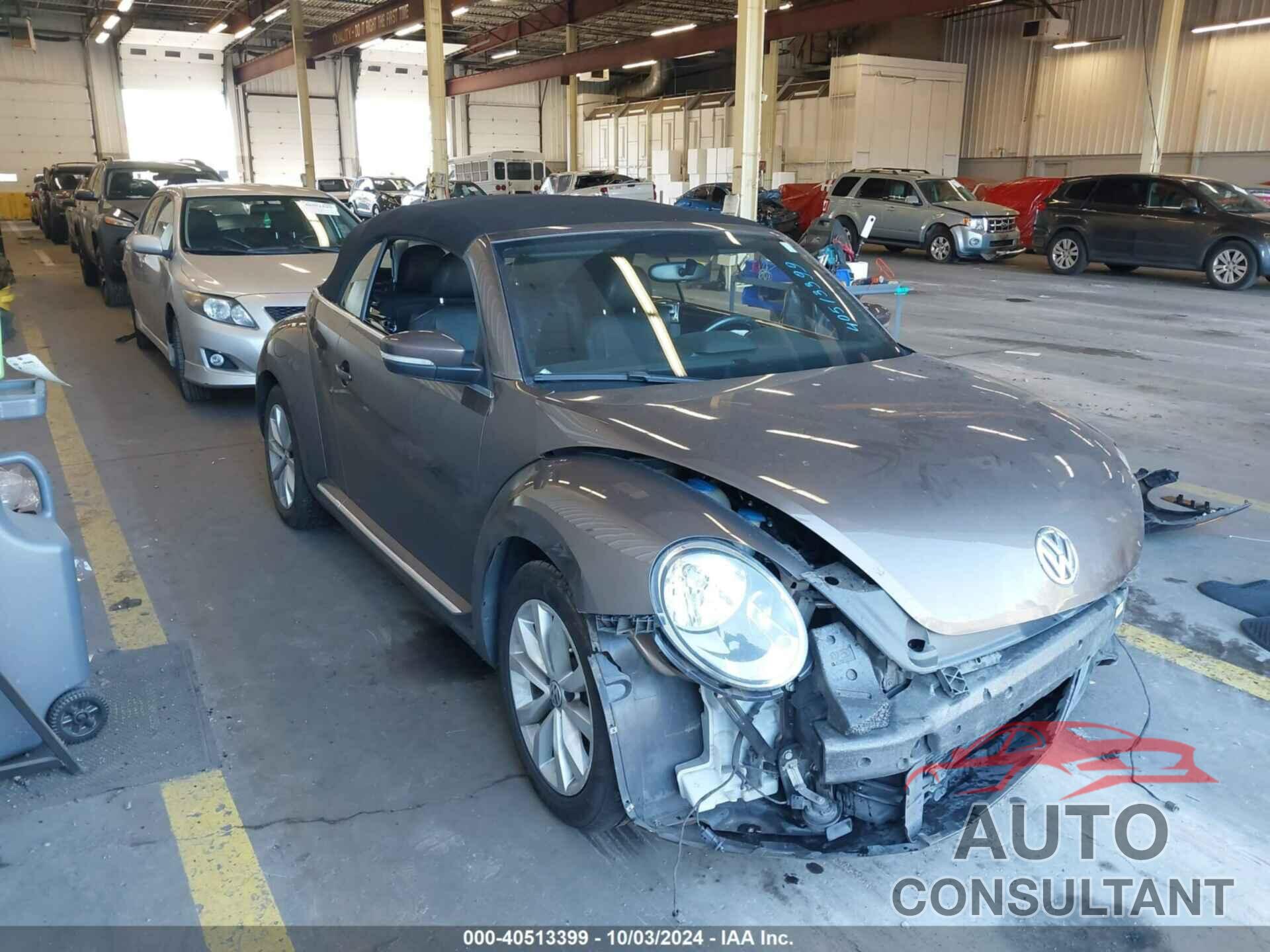 VOLKSWAGEN BEETLE 2013 - 3VW5L7AT2DM831451