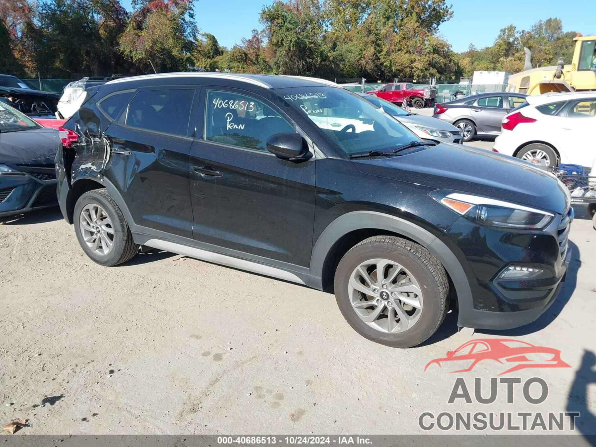 HYUNDAI TUCSON 2017 - KM8J3CA41HU566134