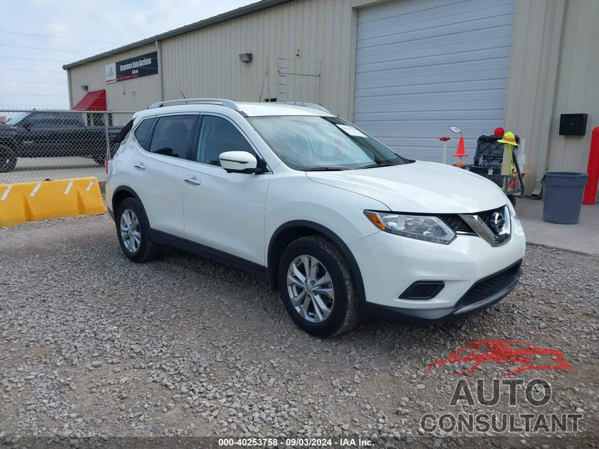 NISSAN ROGUE 2016 - KNMAT2MT6GP716382