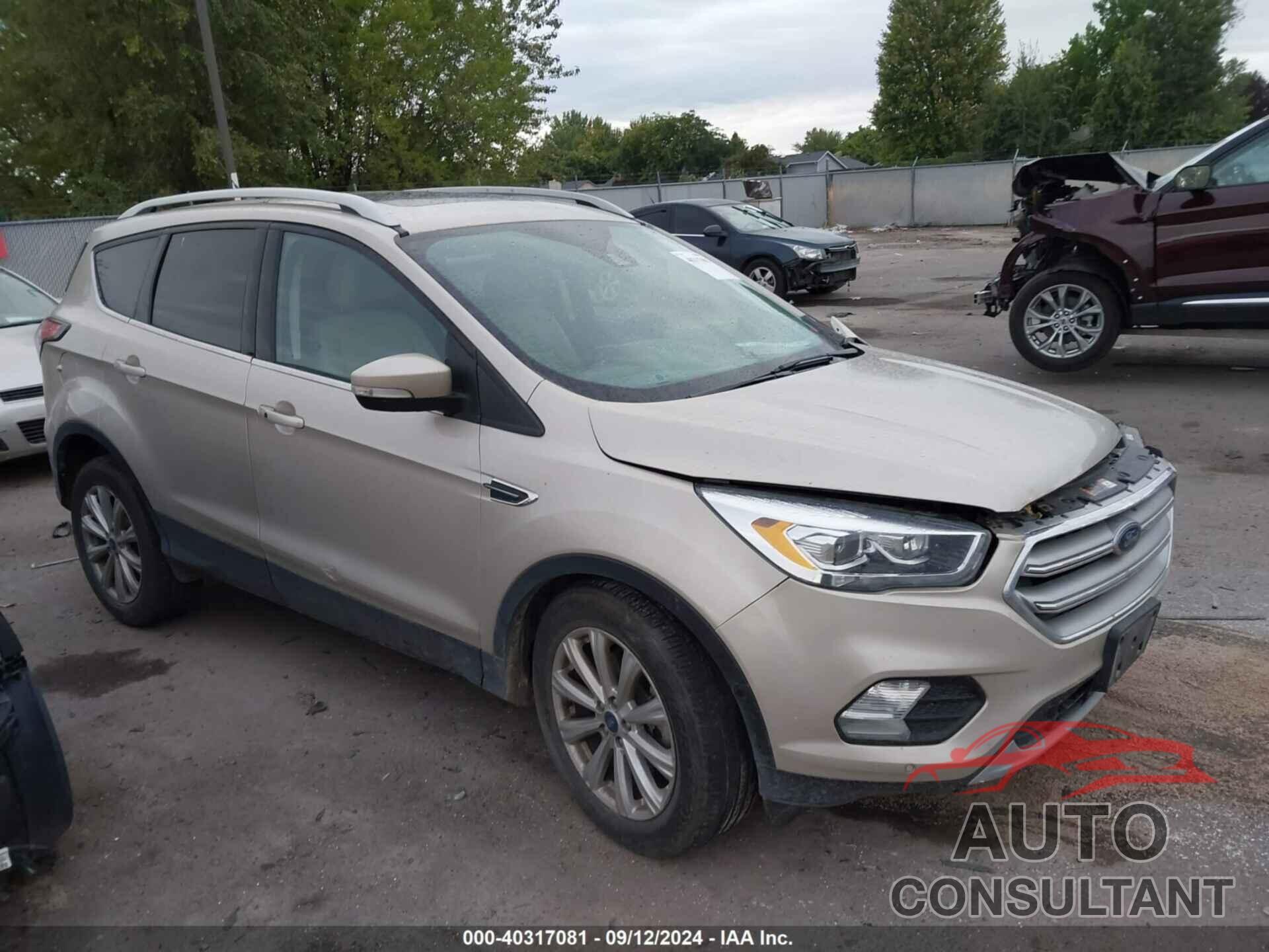 FORD ESCAPE 2017 - 1FMCU9J93HUA94233