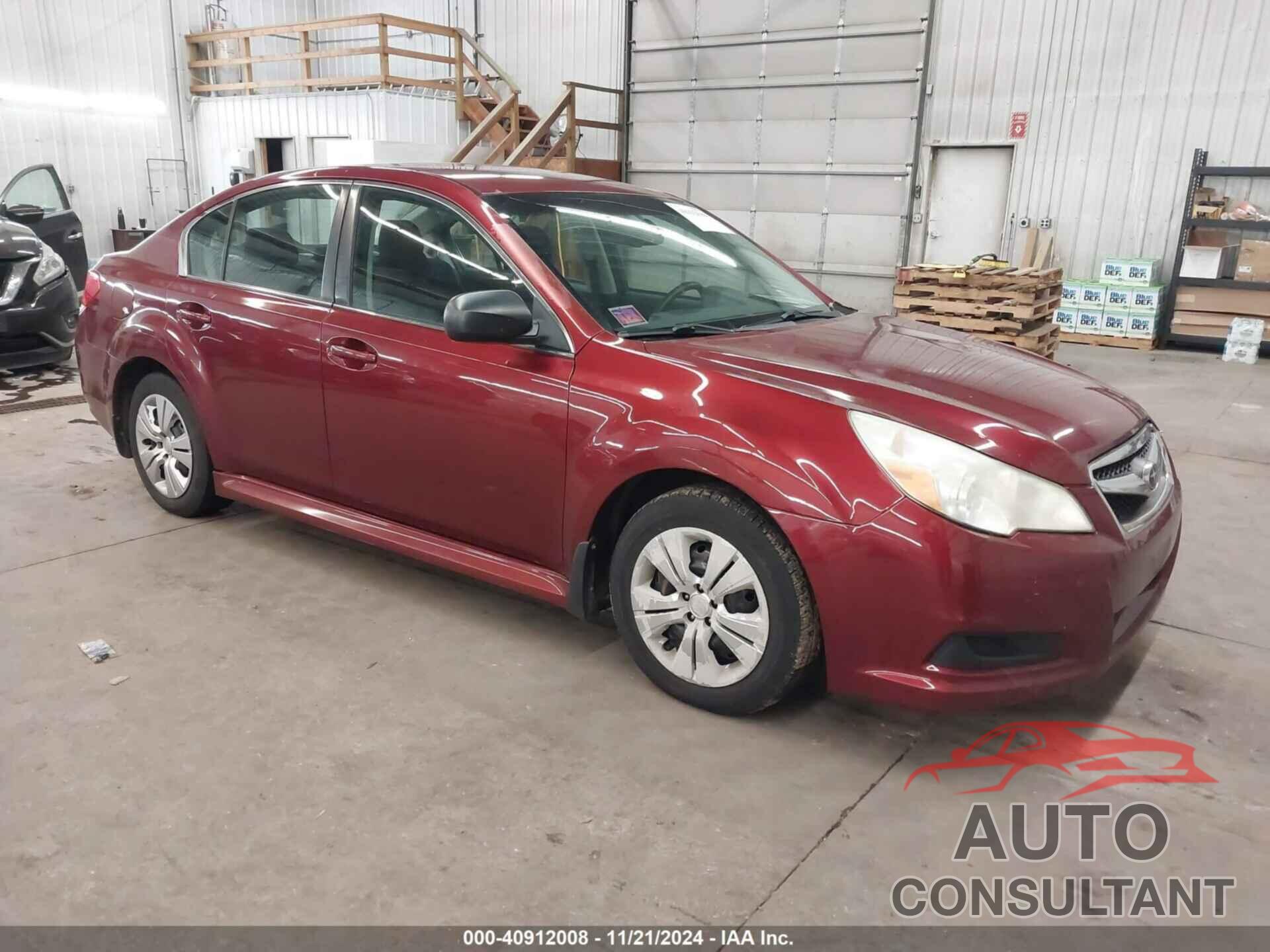 SUBARU LEGACY 2011 - 4S3BMCA68B3255949