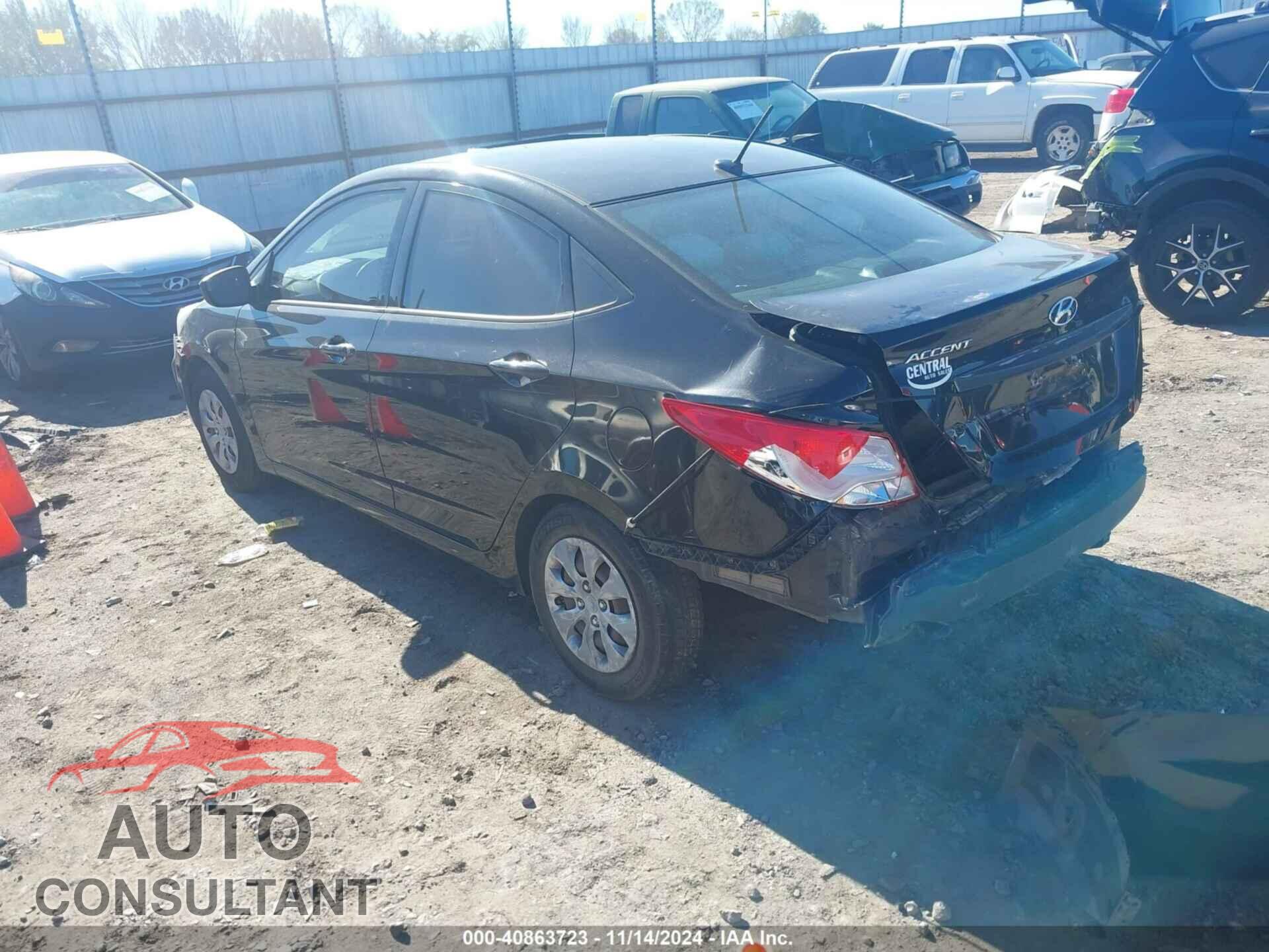 HYUNDAI ACCENT 2016 - KMHCT4AE7GU123461