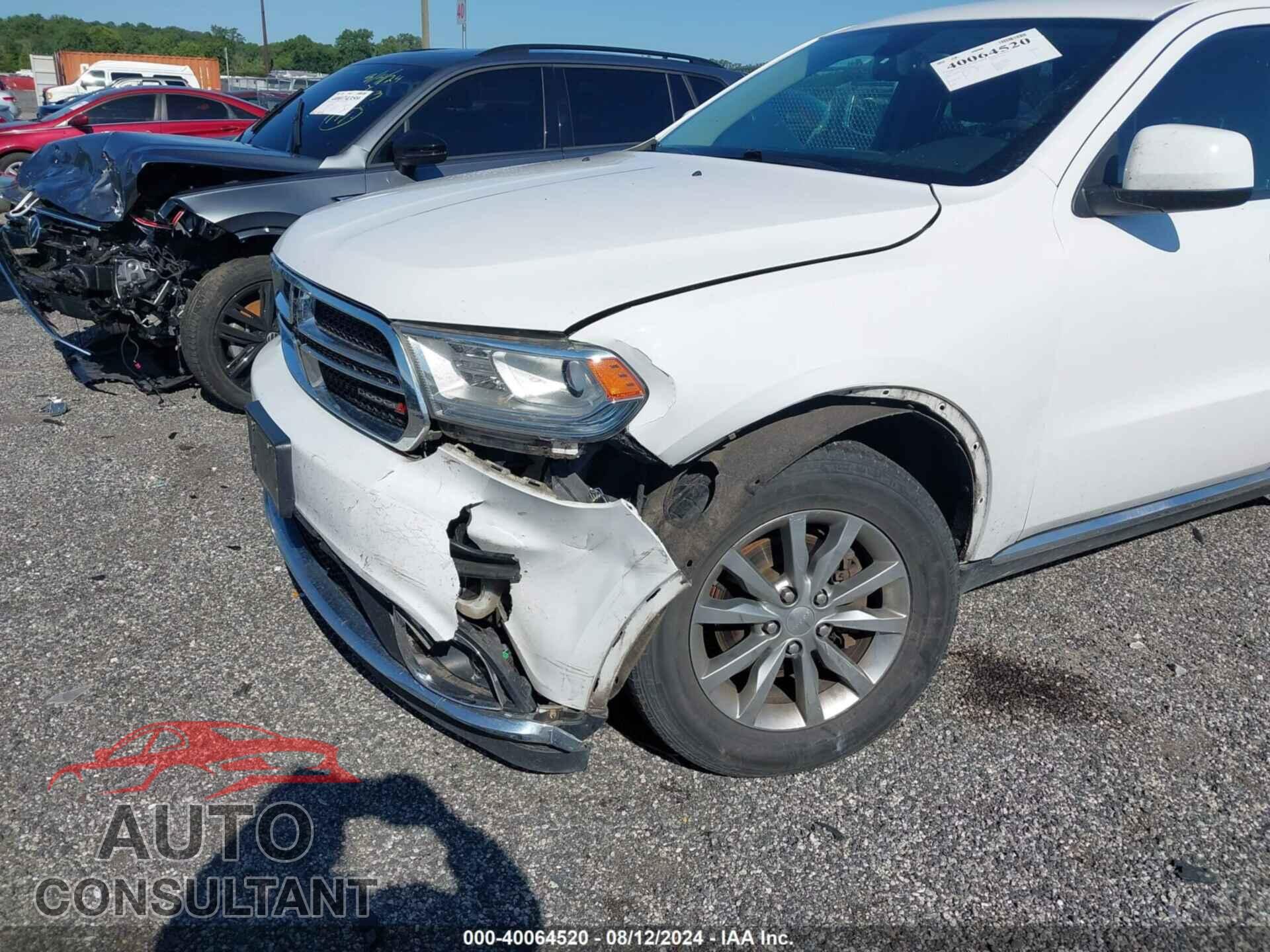 DODGE DURANGO 2016 - 1C4RDJAG0GC409864
