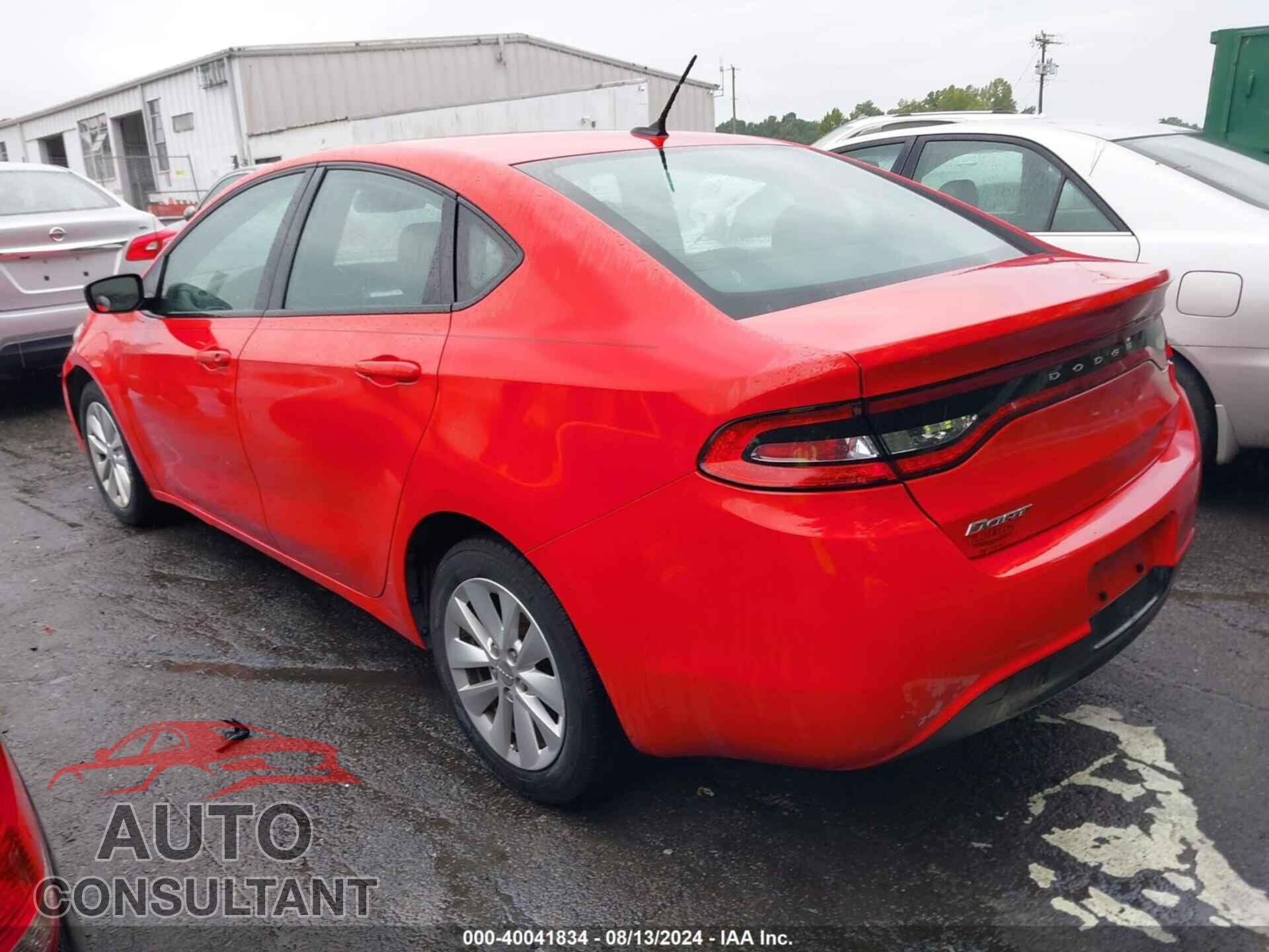 DODGE DART 2016 - 1C3CDFAAXGD749858