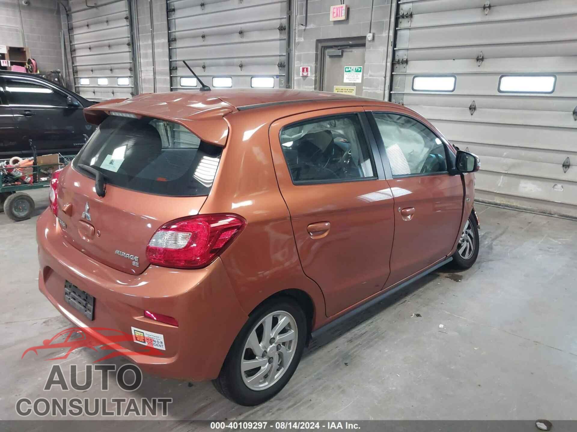 MITSUBISHI MIRAGE 2017 - ML32A4HJ3HH014792