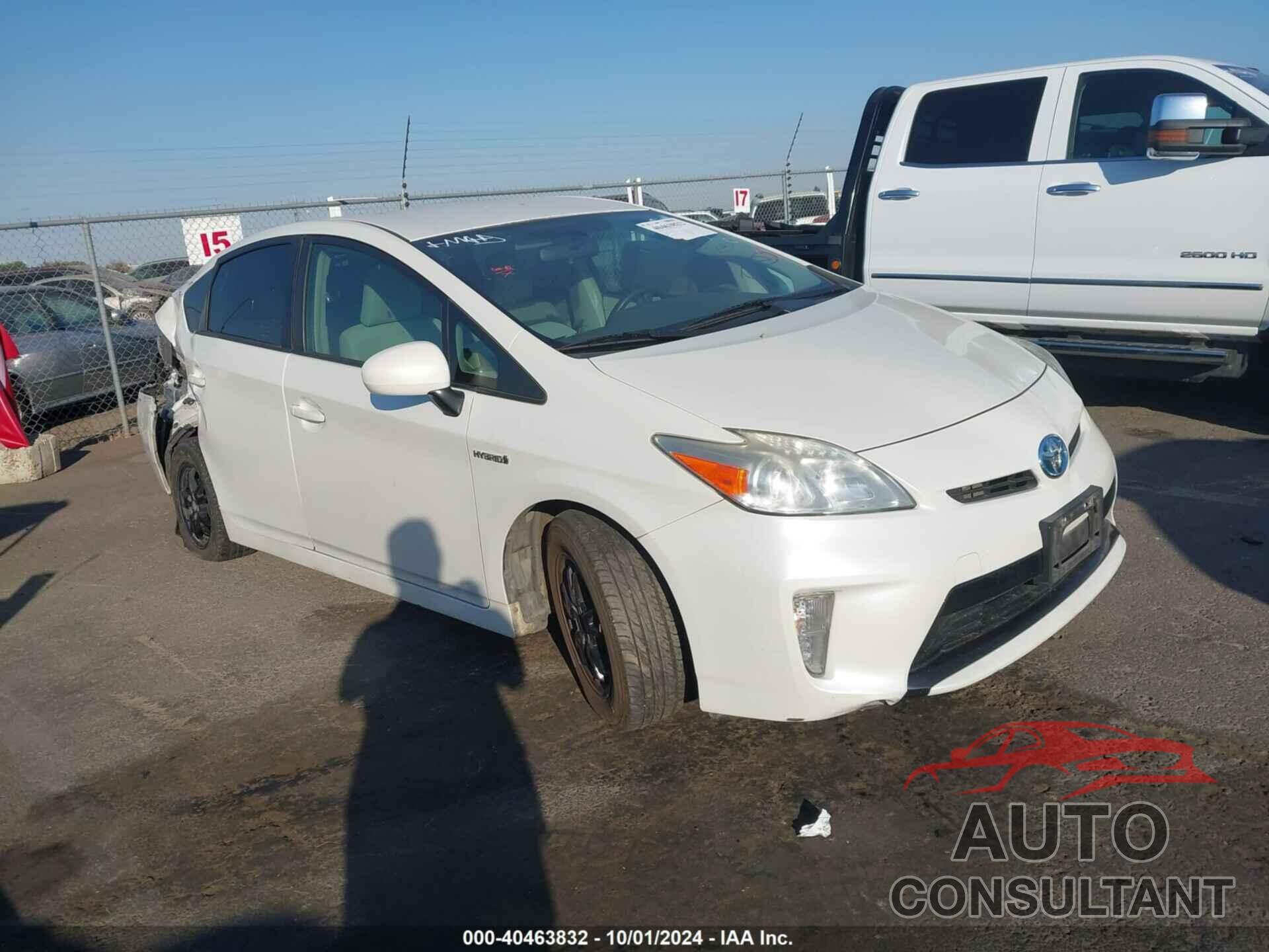 TOYOTA PRIUS 2013 - JTDKN3DU9D1684510