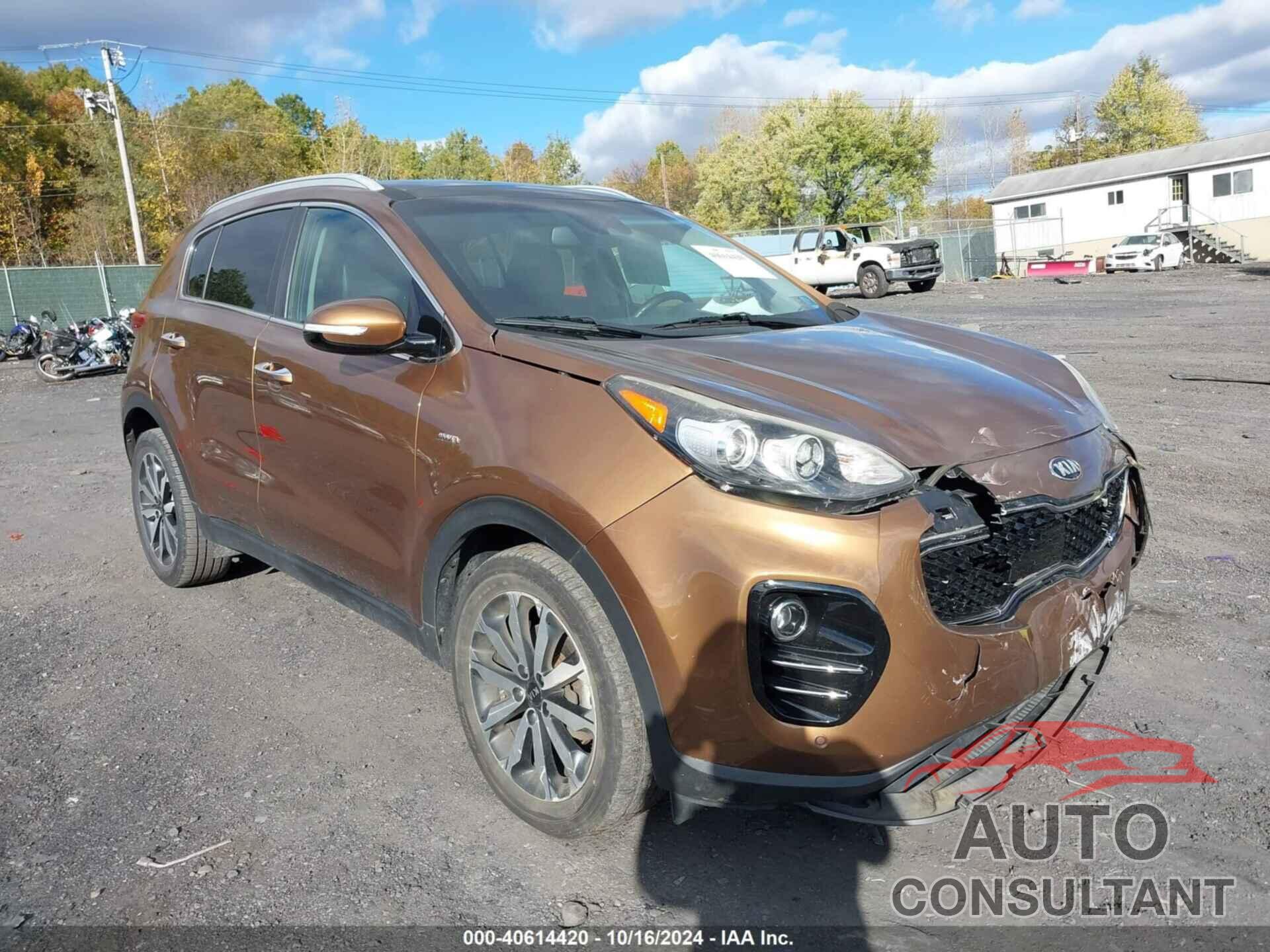 KIA SPORTAGE 2017 - KNDPNCAC0H7035666