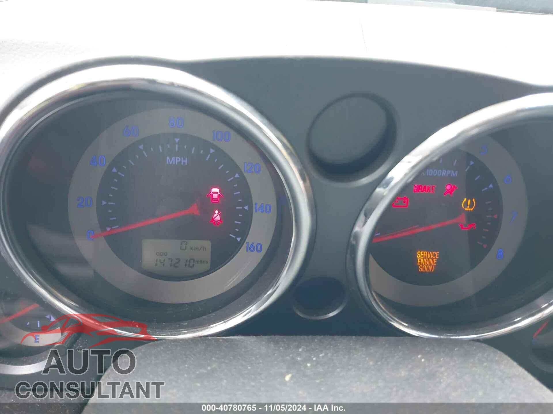 MITSUBISHI ECLIPSE 2011 - 4A31K5DF3BE002628