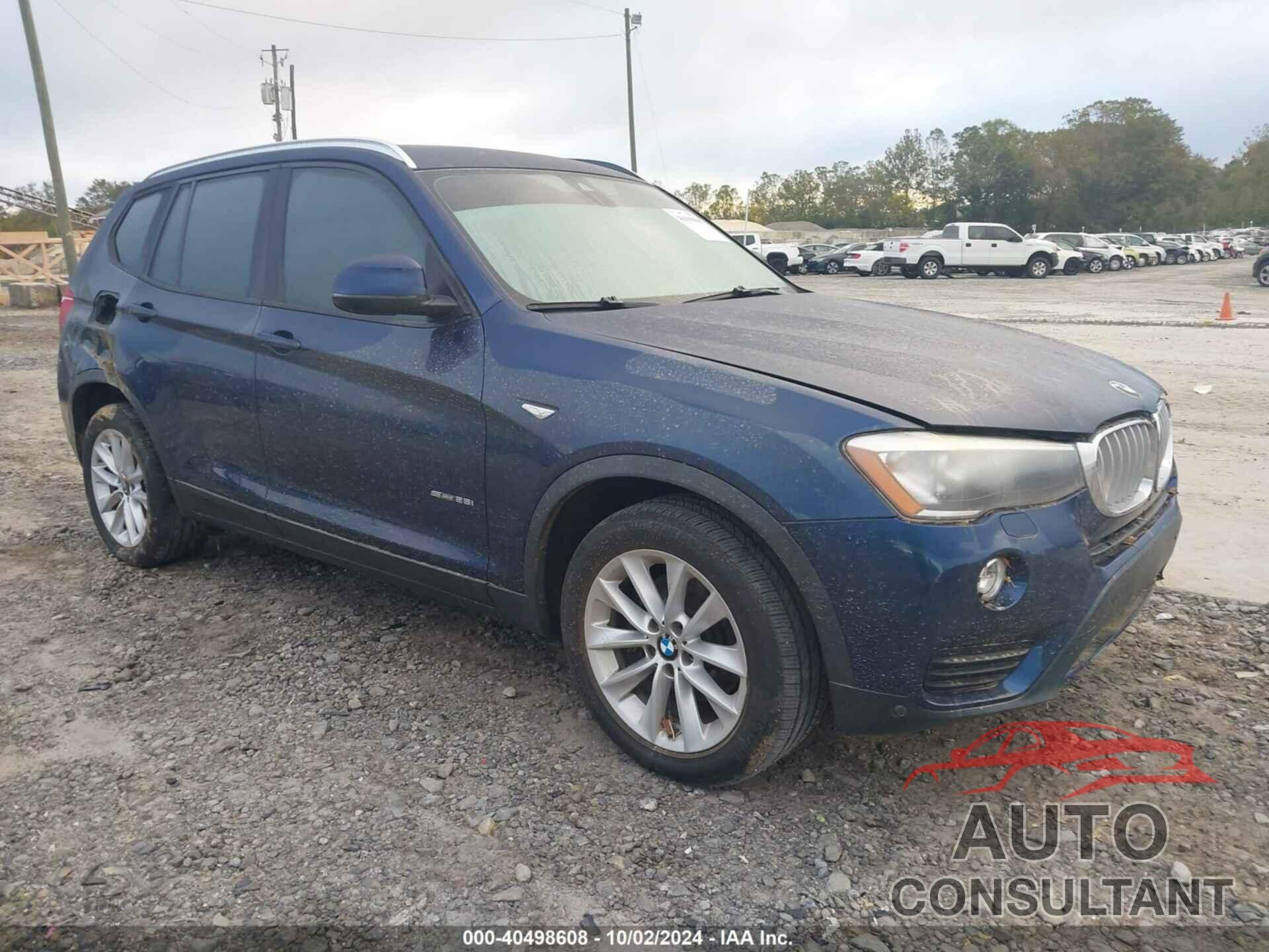 BMW X3 2017 - 5UXWZ7C35H0X41852