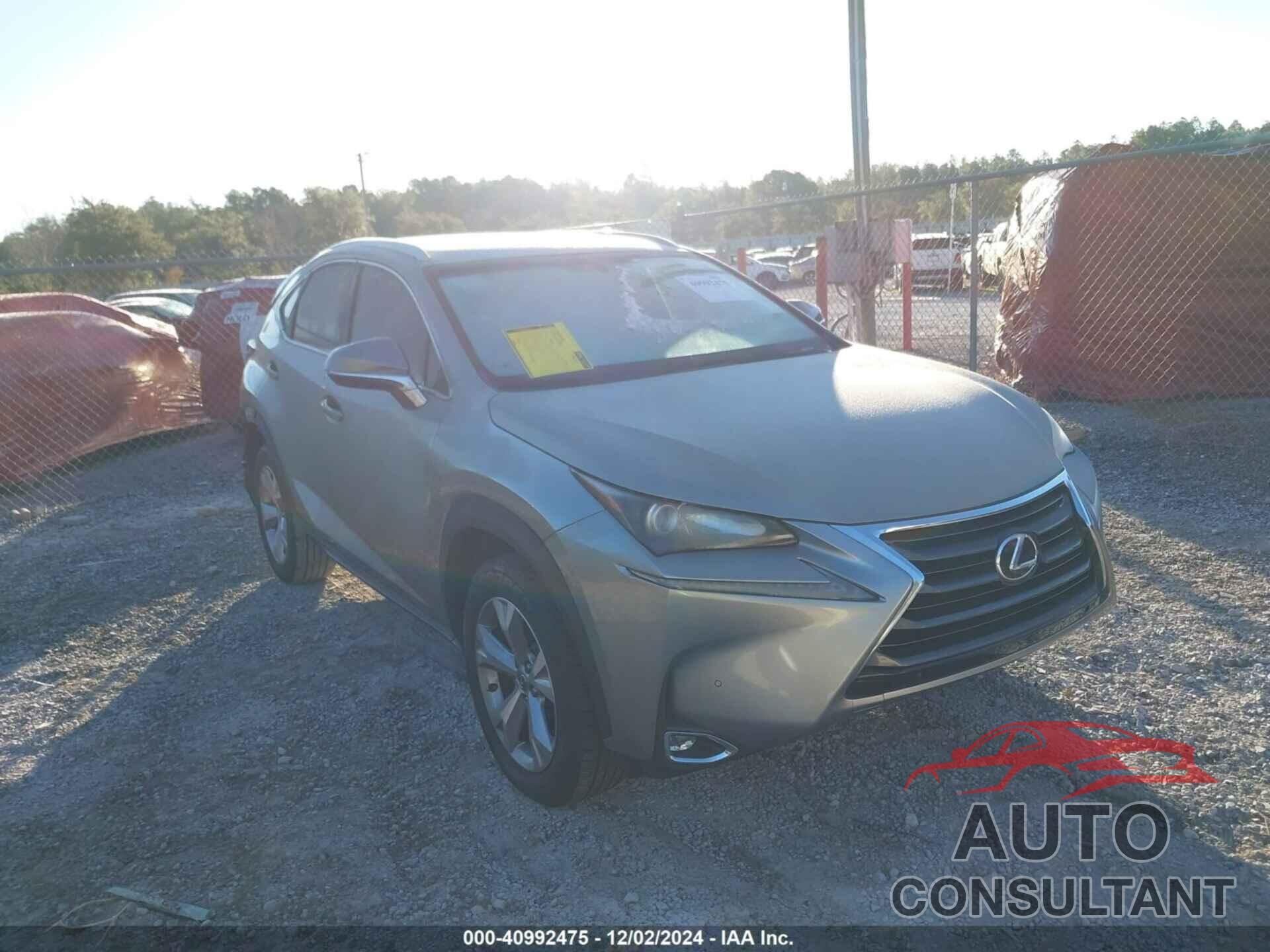 LEXUS NX 200T 2017 - JTJYARBZ1H2058776