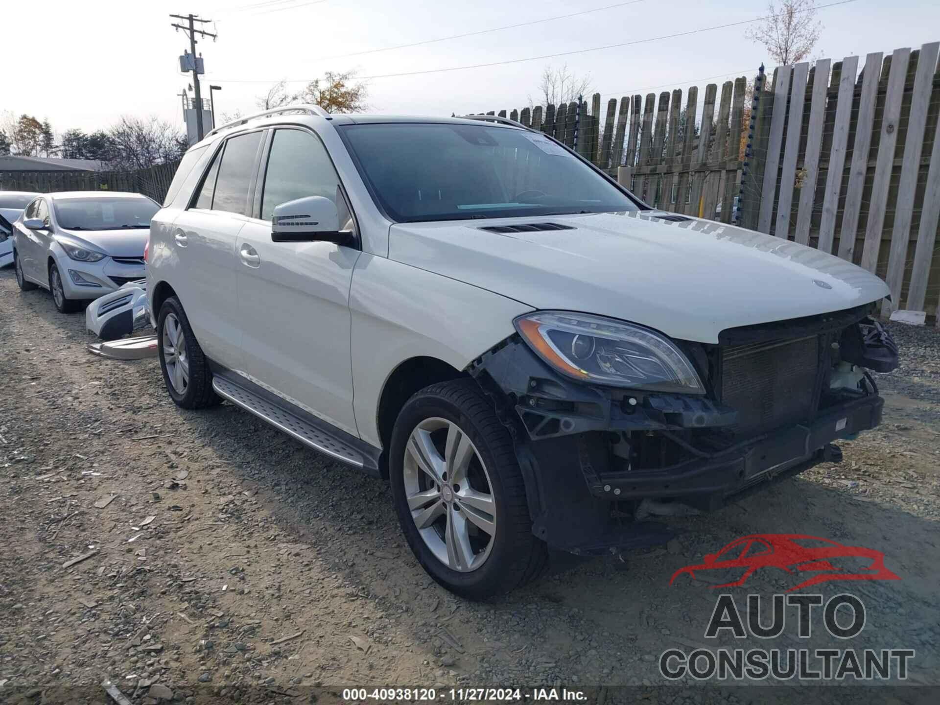 MERCEDES-BENZ ML 350 2013 - 4JGDA5HBXDA126816