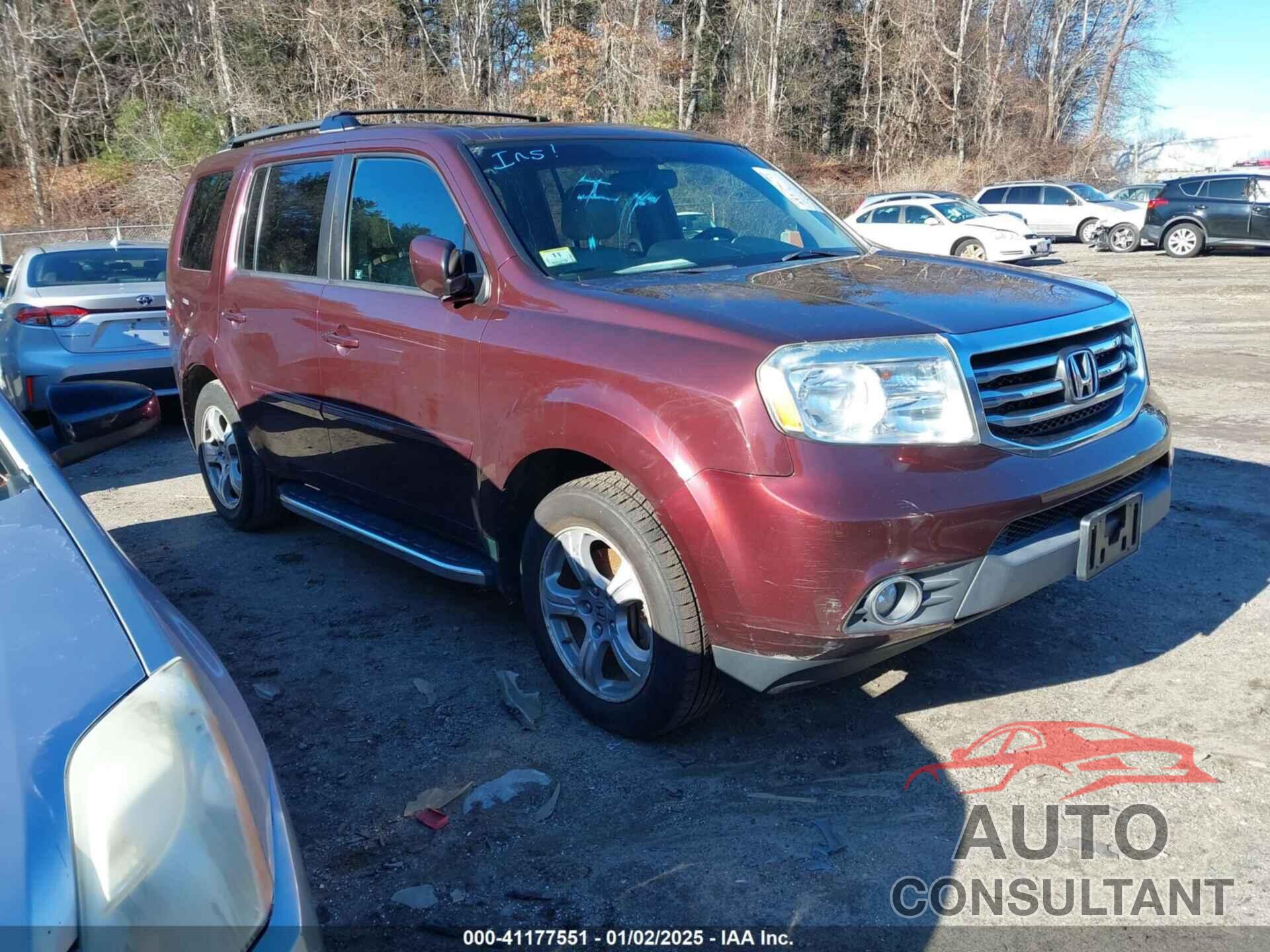 HONDA PILOT 2012 - 5FNYF4H59CB055612