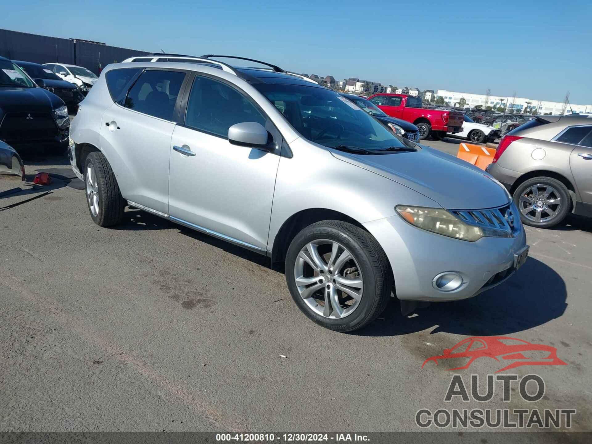 NISSAN MURANO 2009 - JN8AZ18W49W123579
