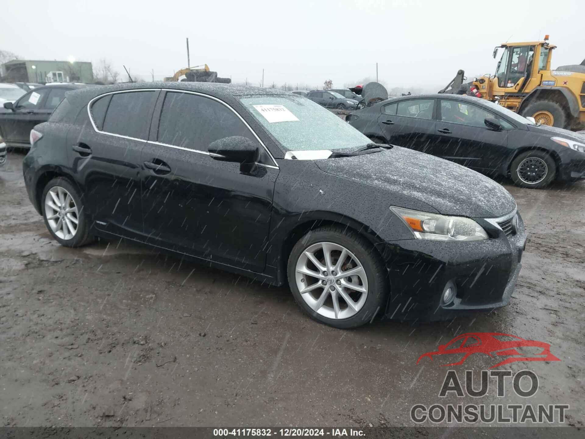 LEXUS CT 200H 2011 - JTHKD5BH9B2044291