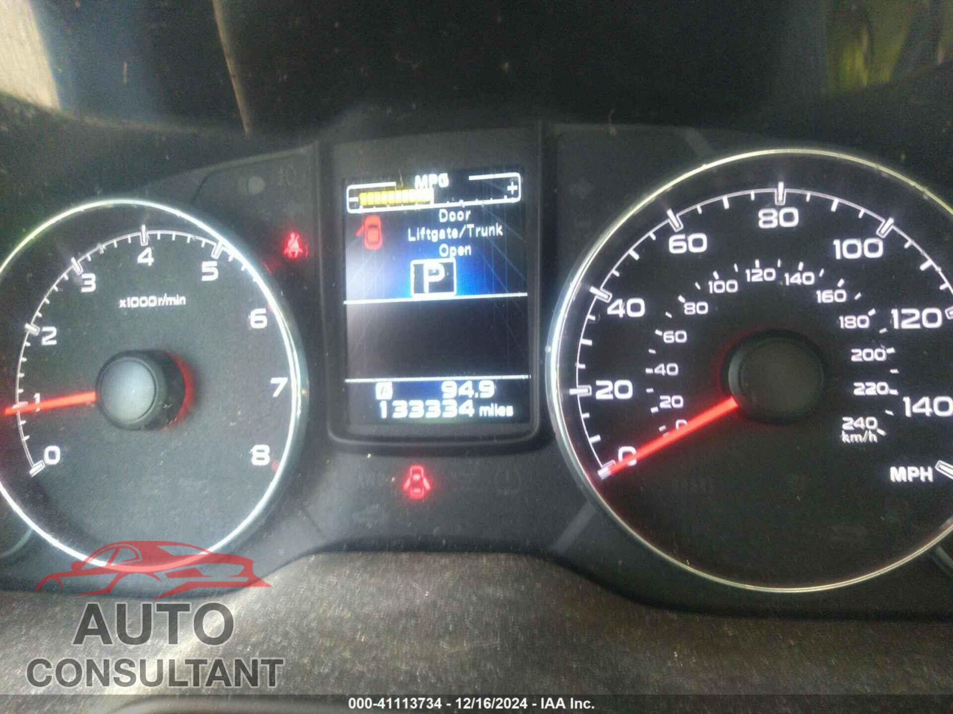 SUBARU OUTBACK 2013 - 4S4BRCKC6D3288288