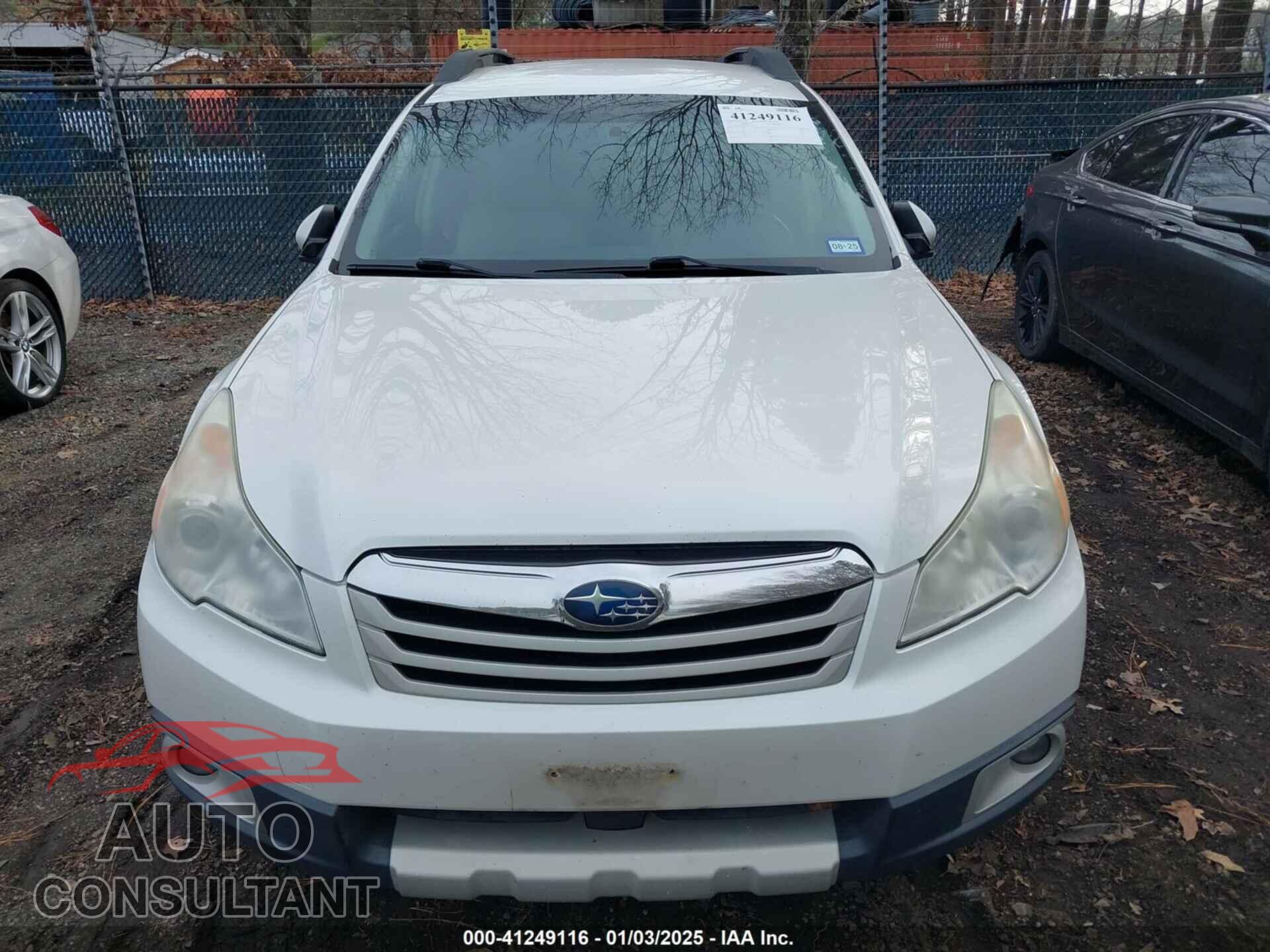 SUBARU OUTBACK 2011 - 4S4BRCCC2B3441793