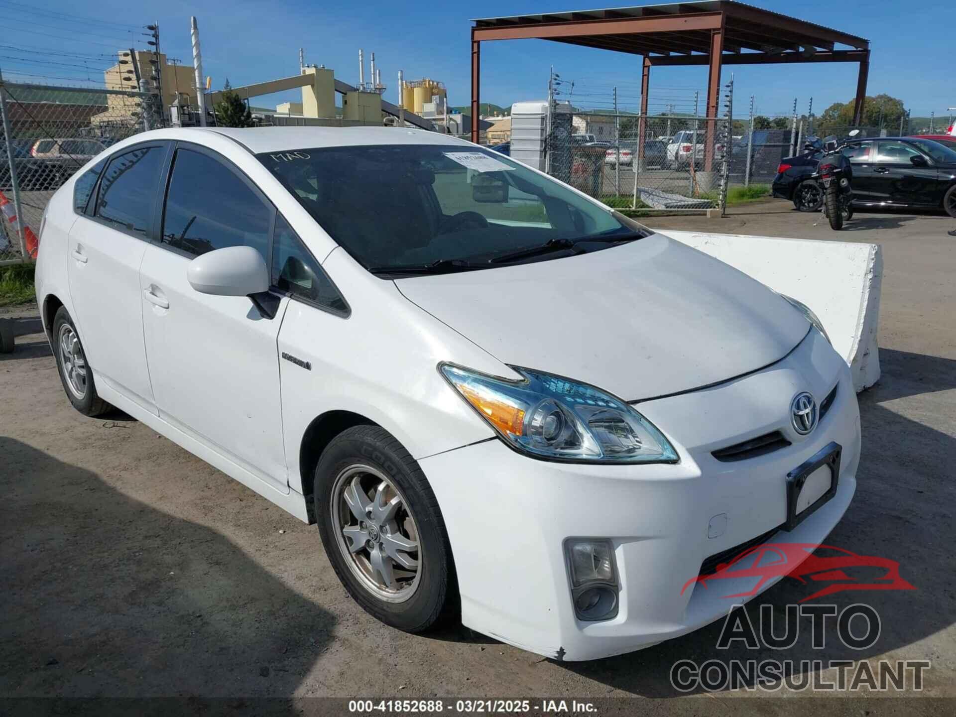 TOYOTA PRIUS 2011 - JTDKN3DU3B0284459