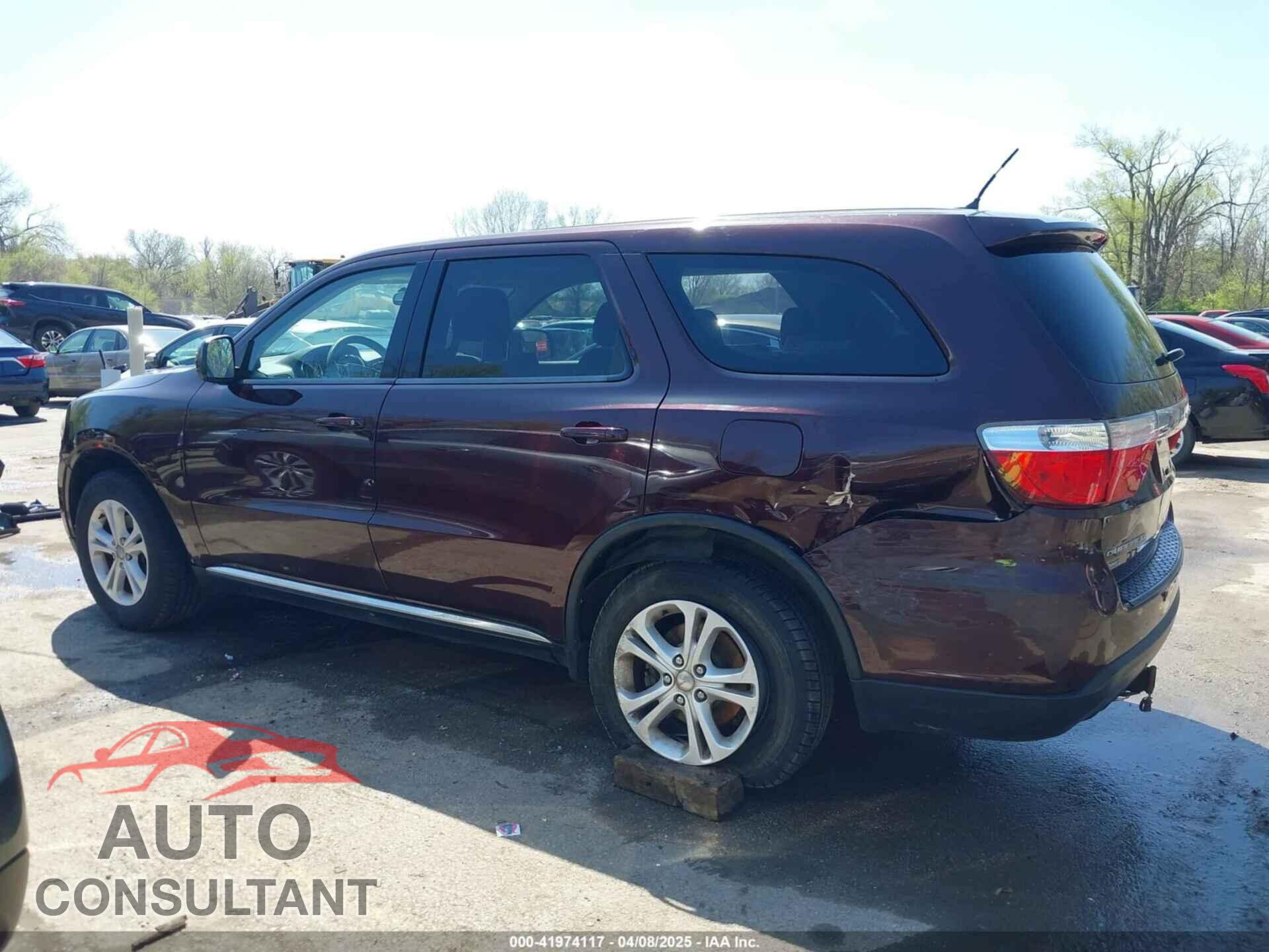 DODGE DURANGO 2012 - 1C4RDJAG5CC301640