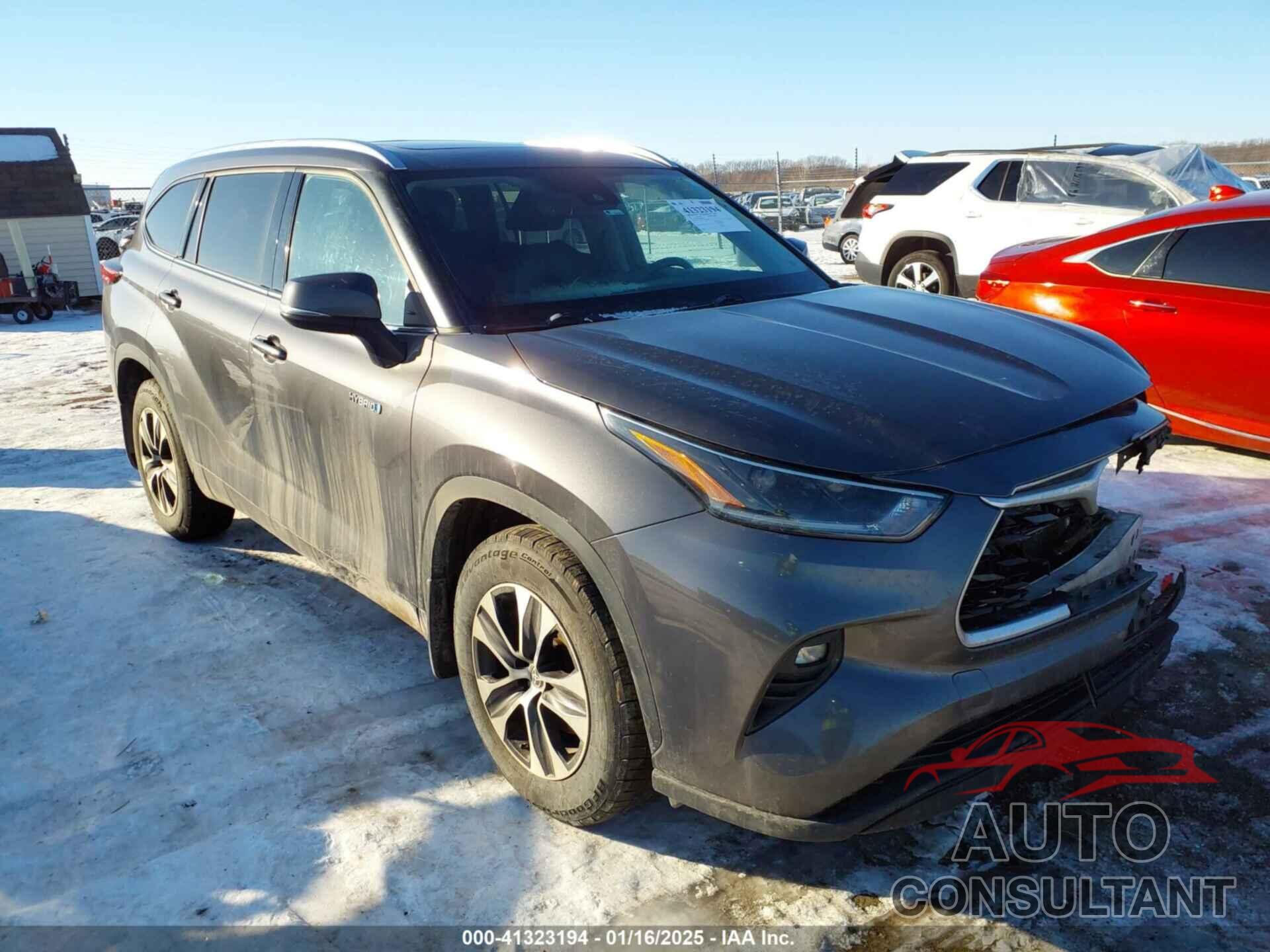 TOYOTA HIGHLANDER 2021 - 5TDGARAH3MS509491