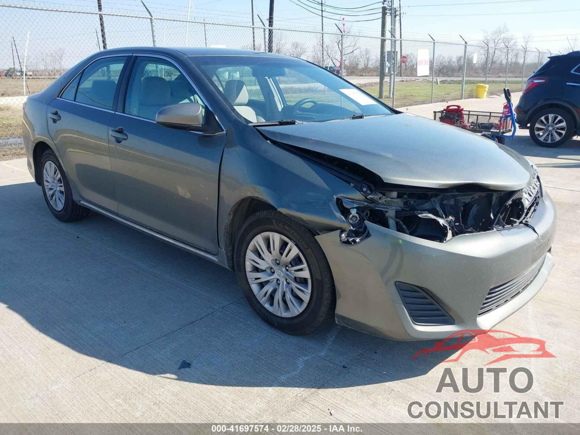 TOYOTA CAMRY 2012 - 4T4BF1FK0CR268101