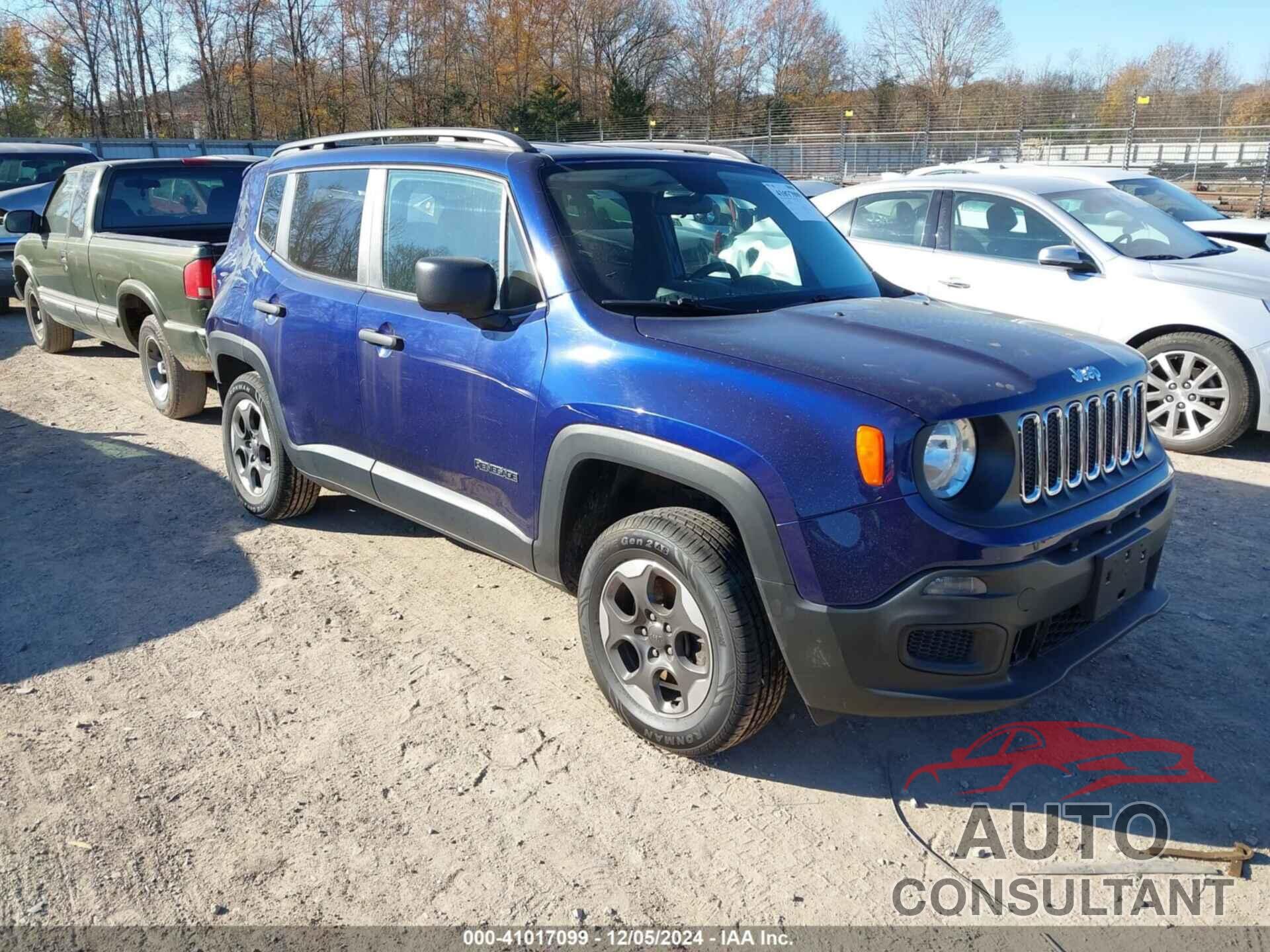 JEEP RENEGADE 2017 - ZACCJBAB4HPG49795