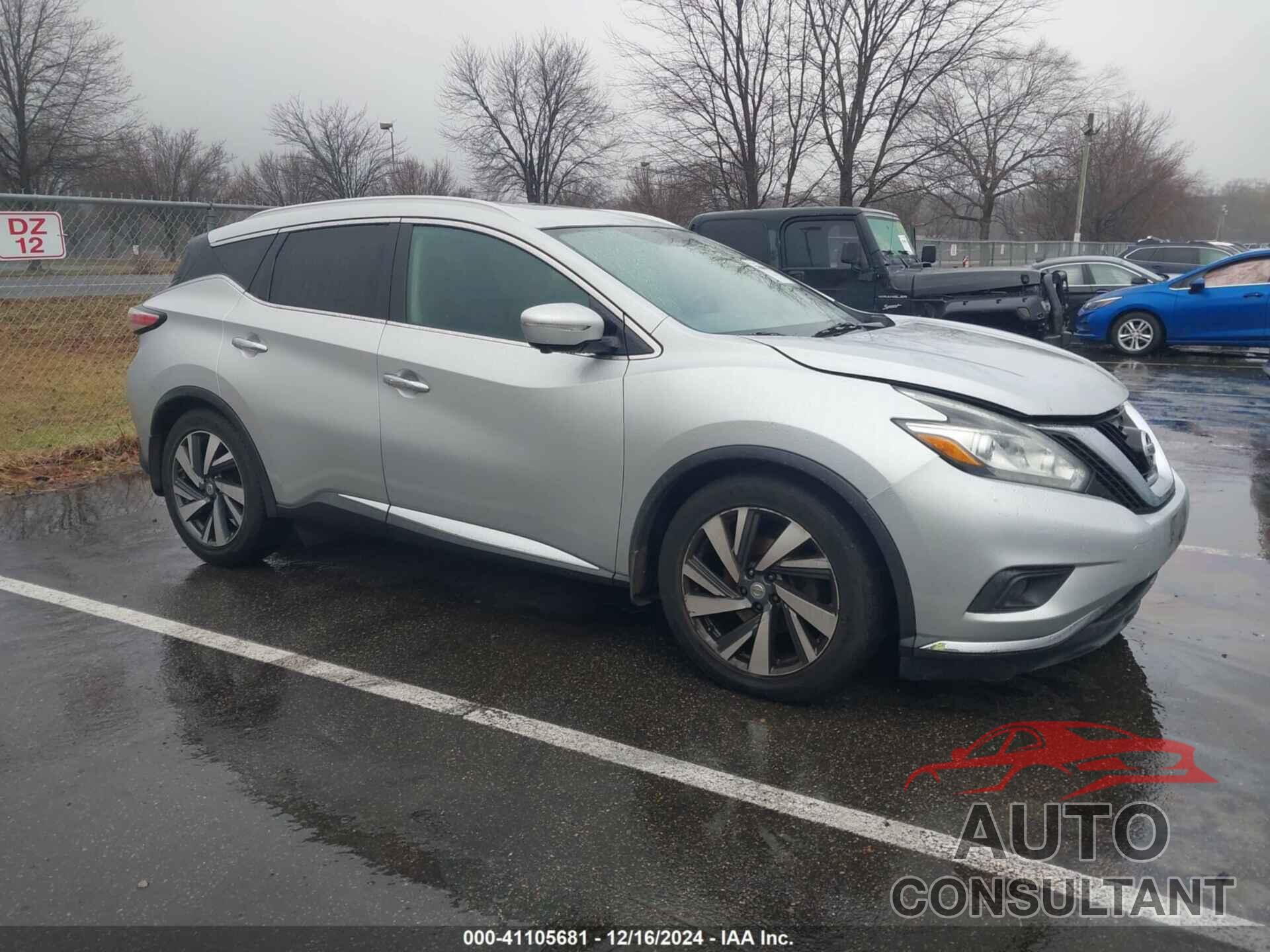 NISSAN MURANO 2015 - 5N1AZ2MH8FN209354