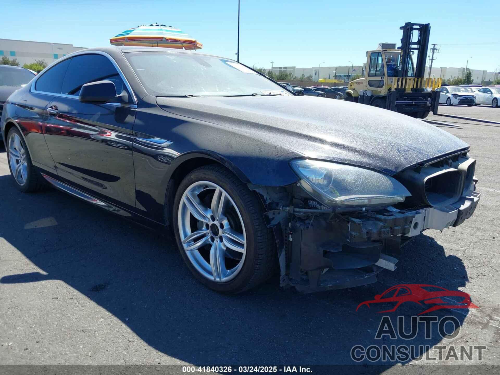 BMW 650I 2012 - WBALX3C56CDV77689