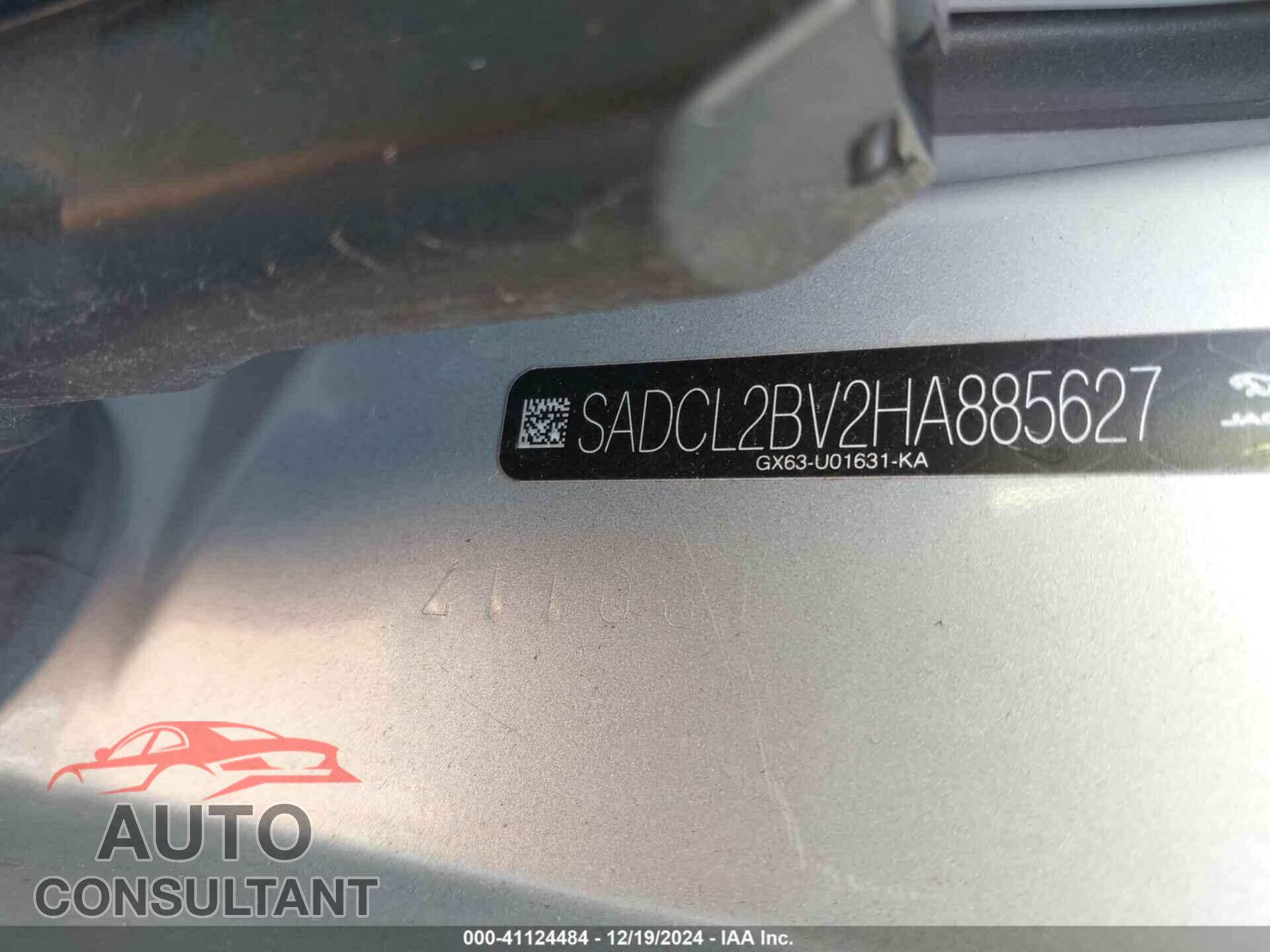 JAGUAR F-PACE 2017 - SADCL2BV2HA885627