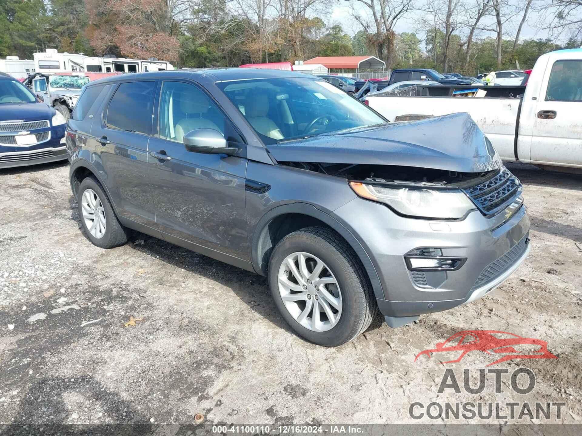 LAND ROVER DISCOVERY SPORT 2016 - SALCR2BG0GH620182