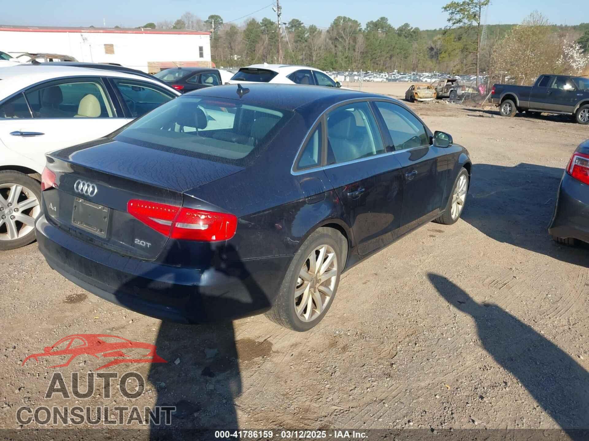 AUDI A4 2013 - WAUEFAFL3DN018946