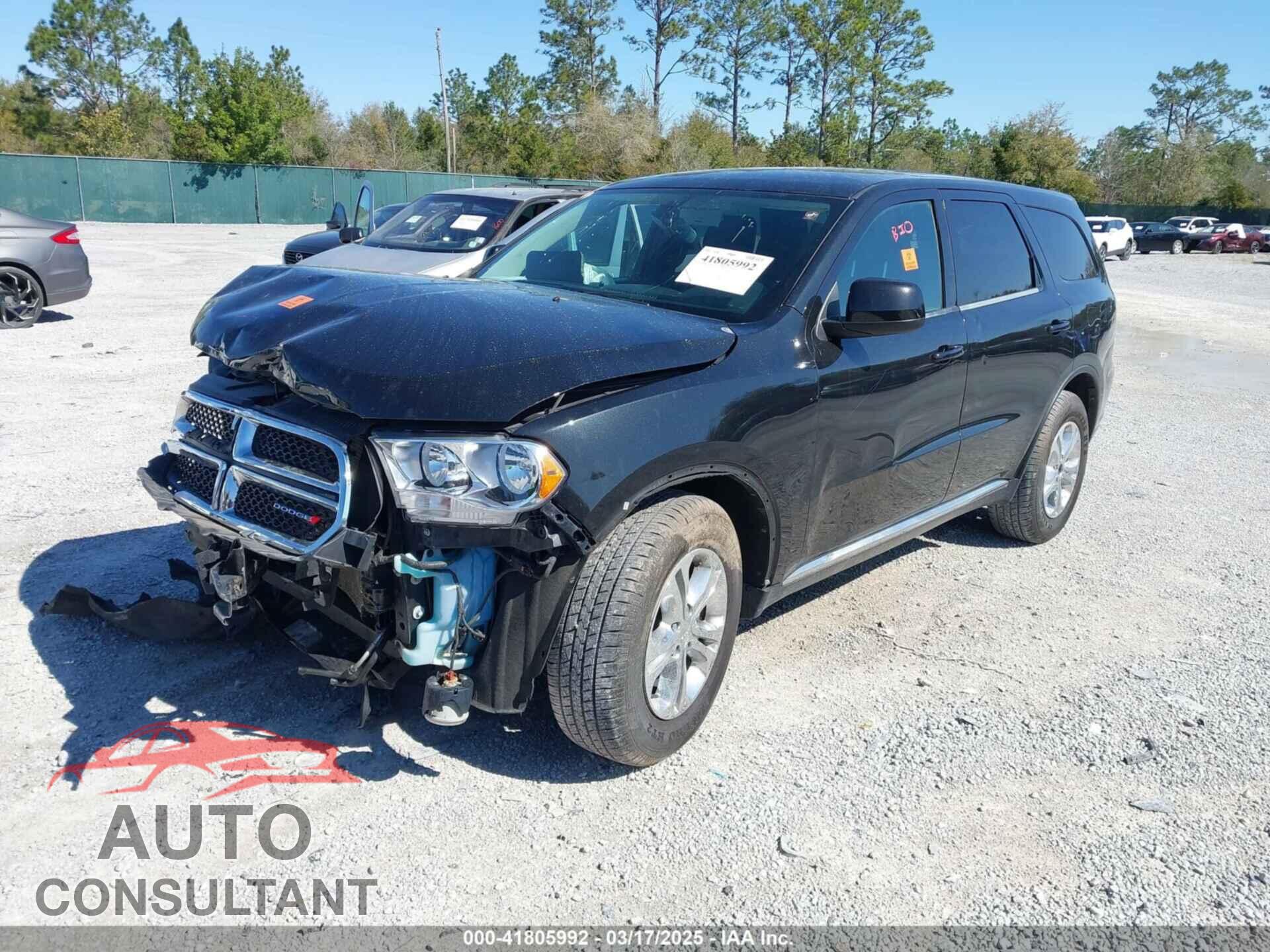 DODGE DURANGO 2013 - 1C4RDJAG2DC617983
