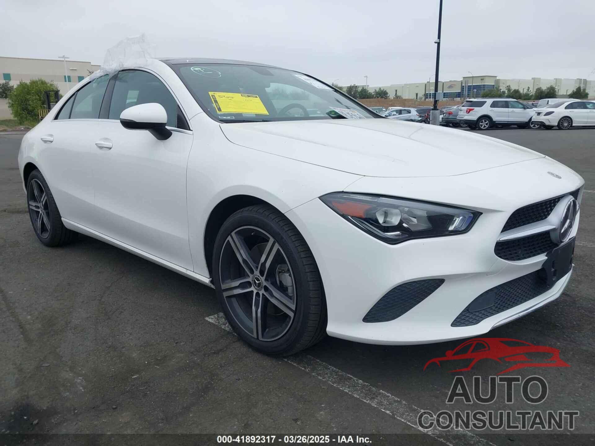 MERCEDES-BENZ CLA 250 2020 - W1K5J4GB0LN123876
